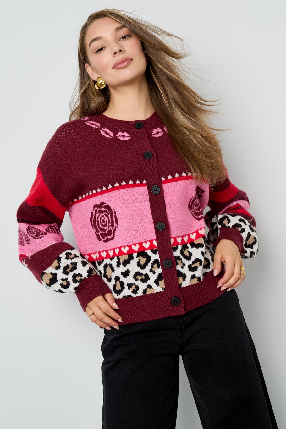 Teddy knit - Bordeaux