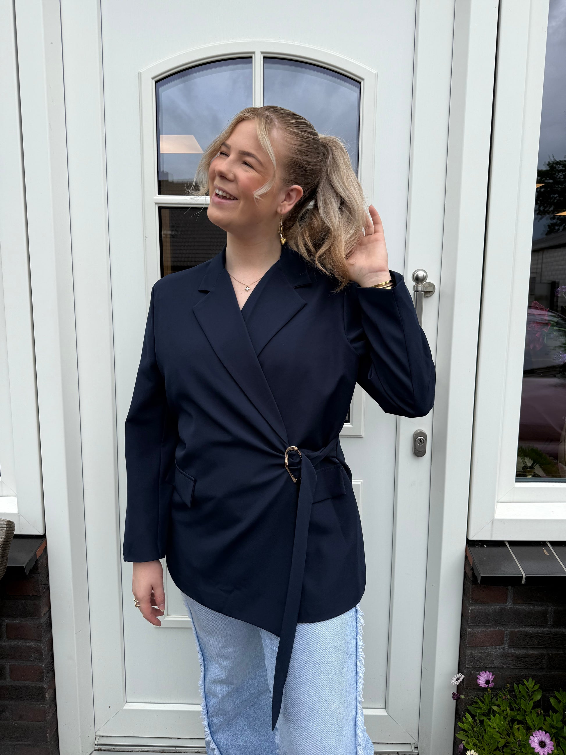Diva blazer - Donkerblauw