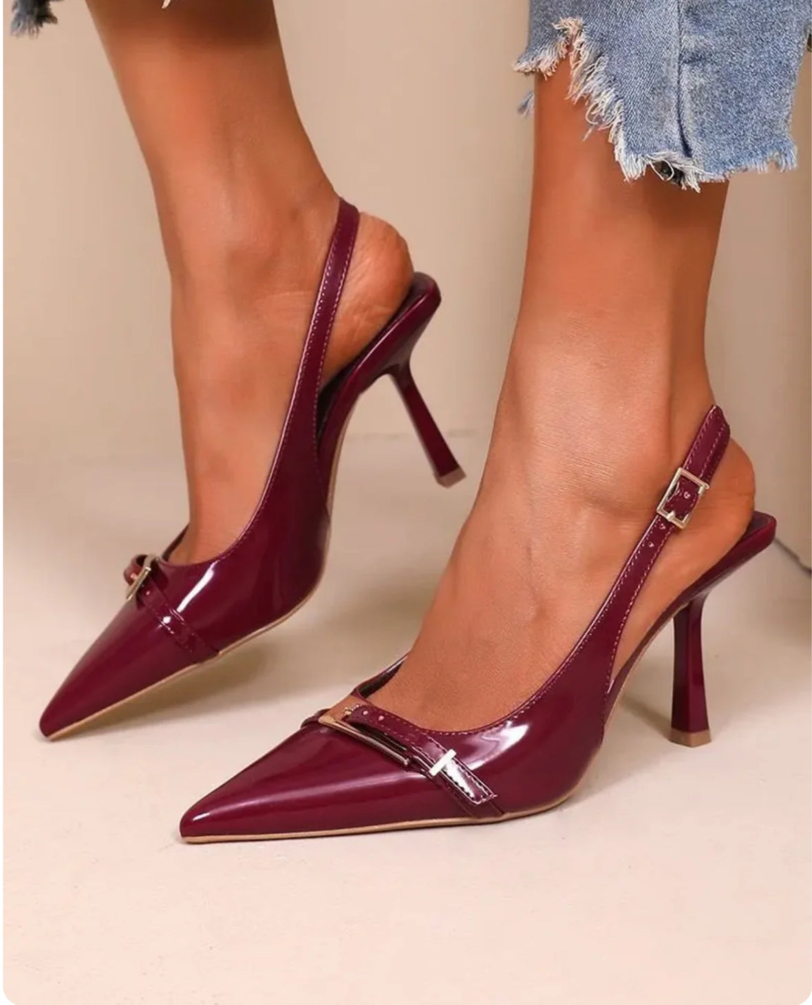 Heels - Bordeaux red