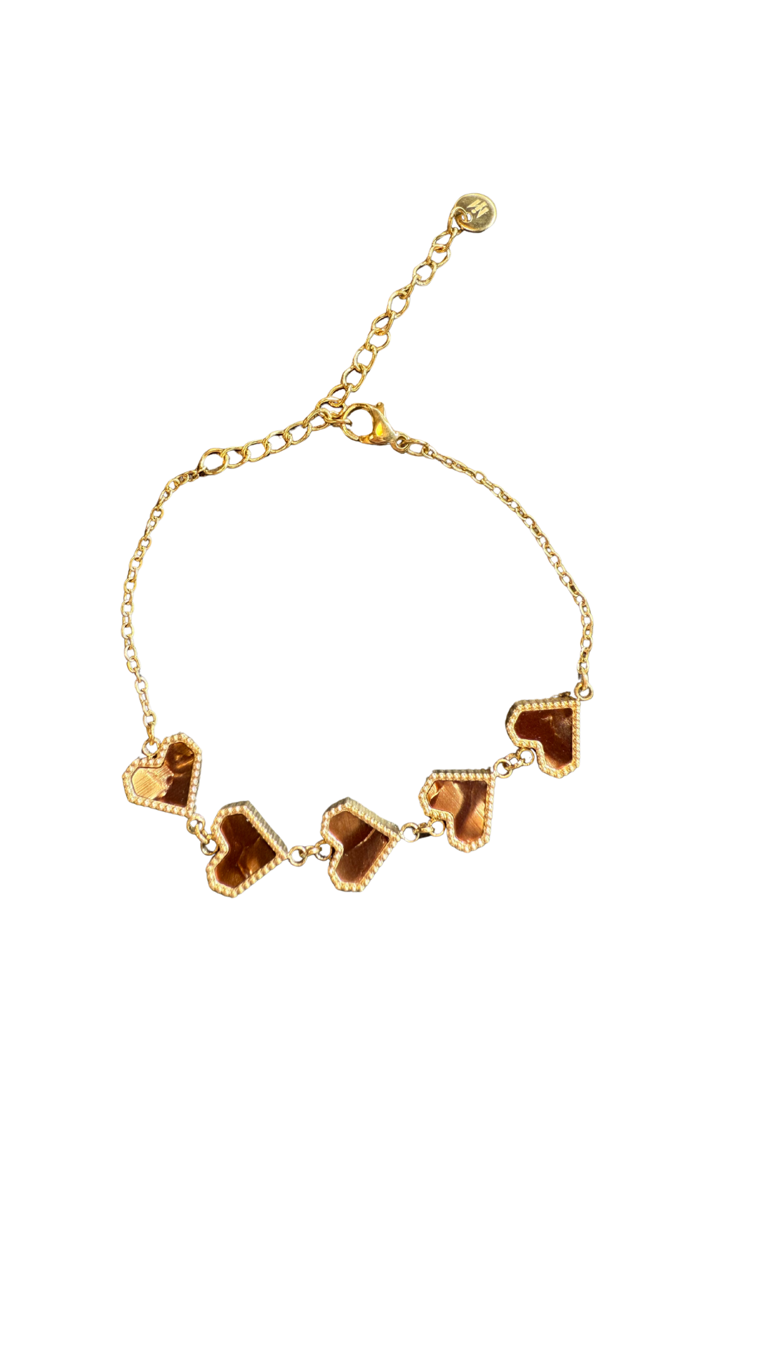 Brown Hearts - Bracelet