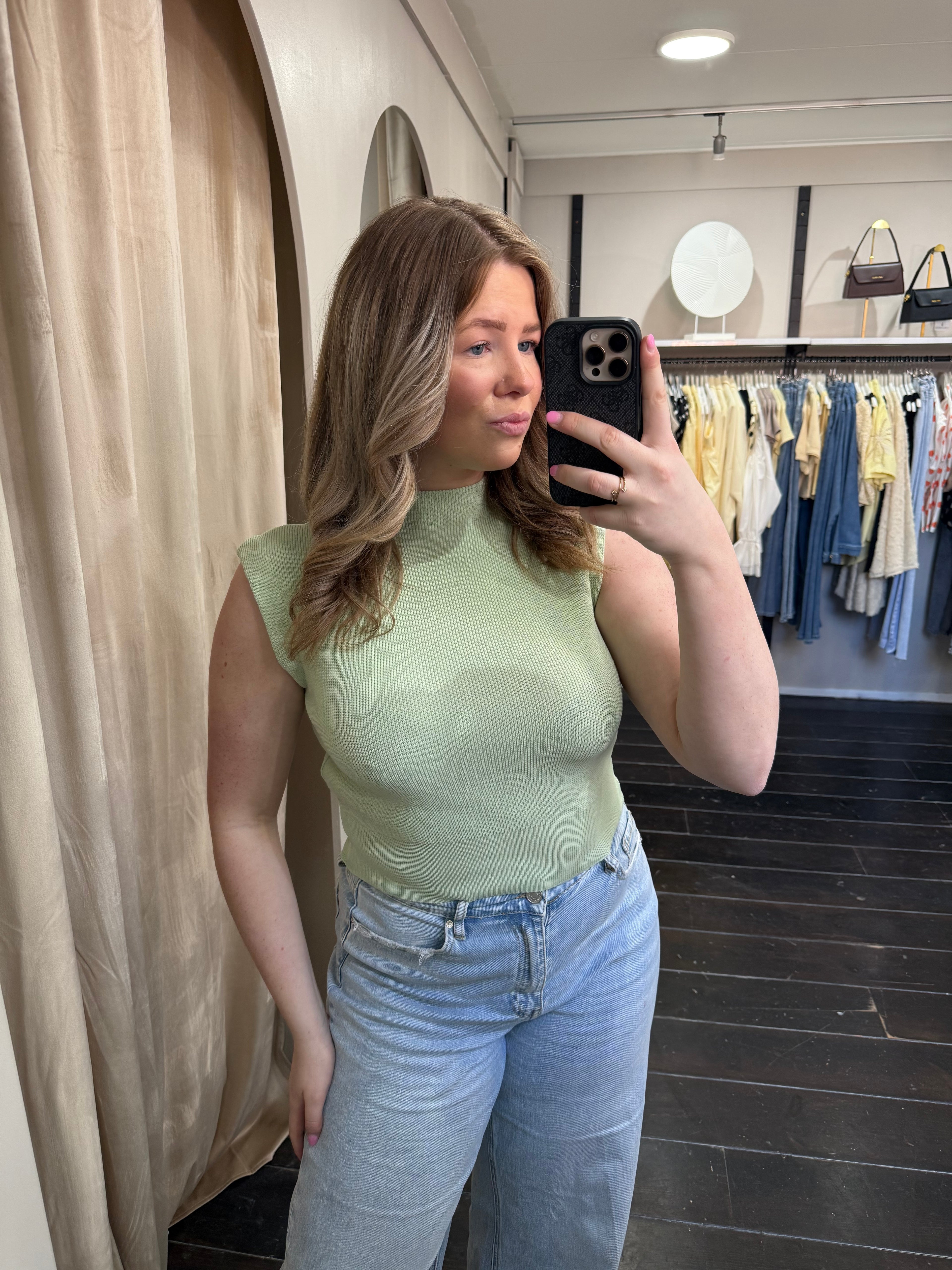 Spencer top - groen