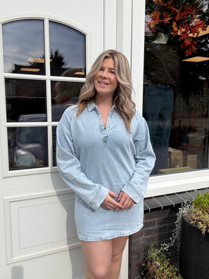 Denim Dress - Blauw
