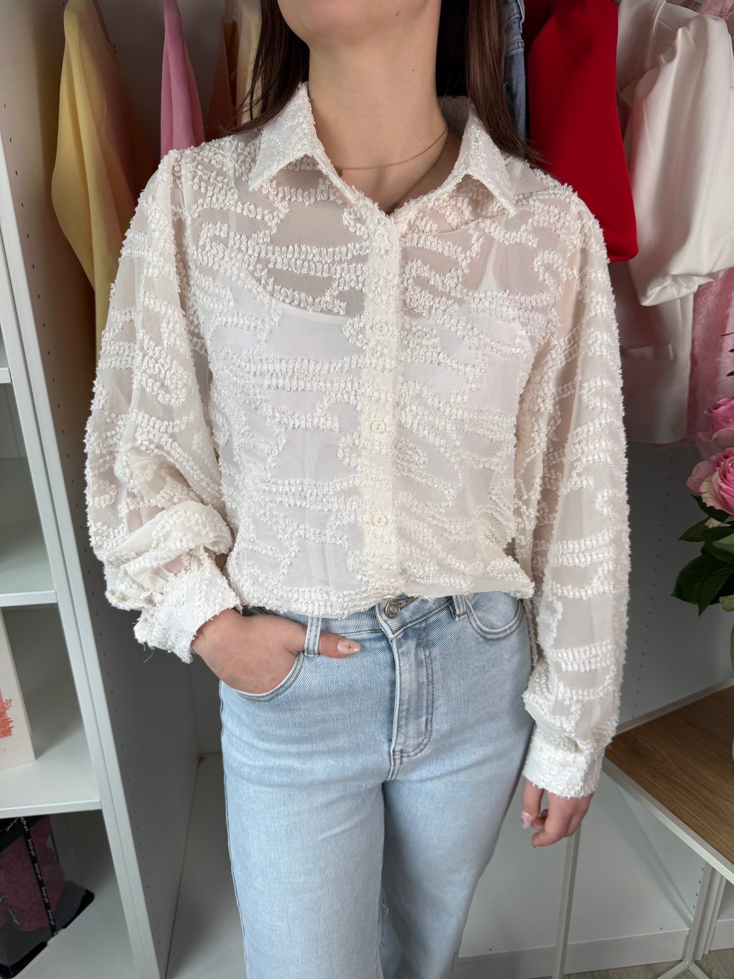 Sofie blouse wit