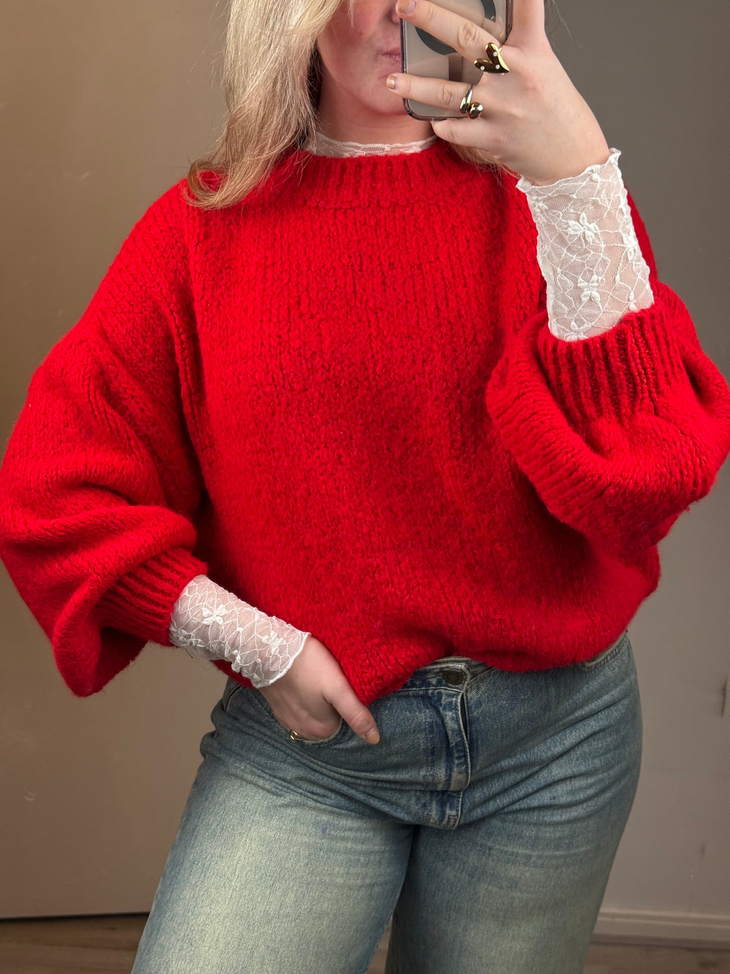 Lola knit rood