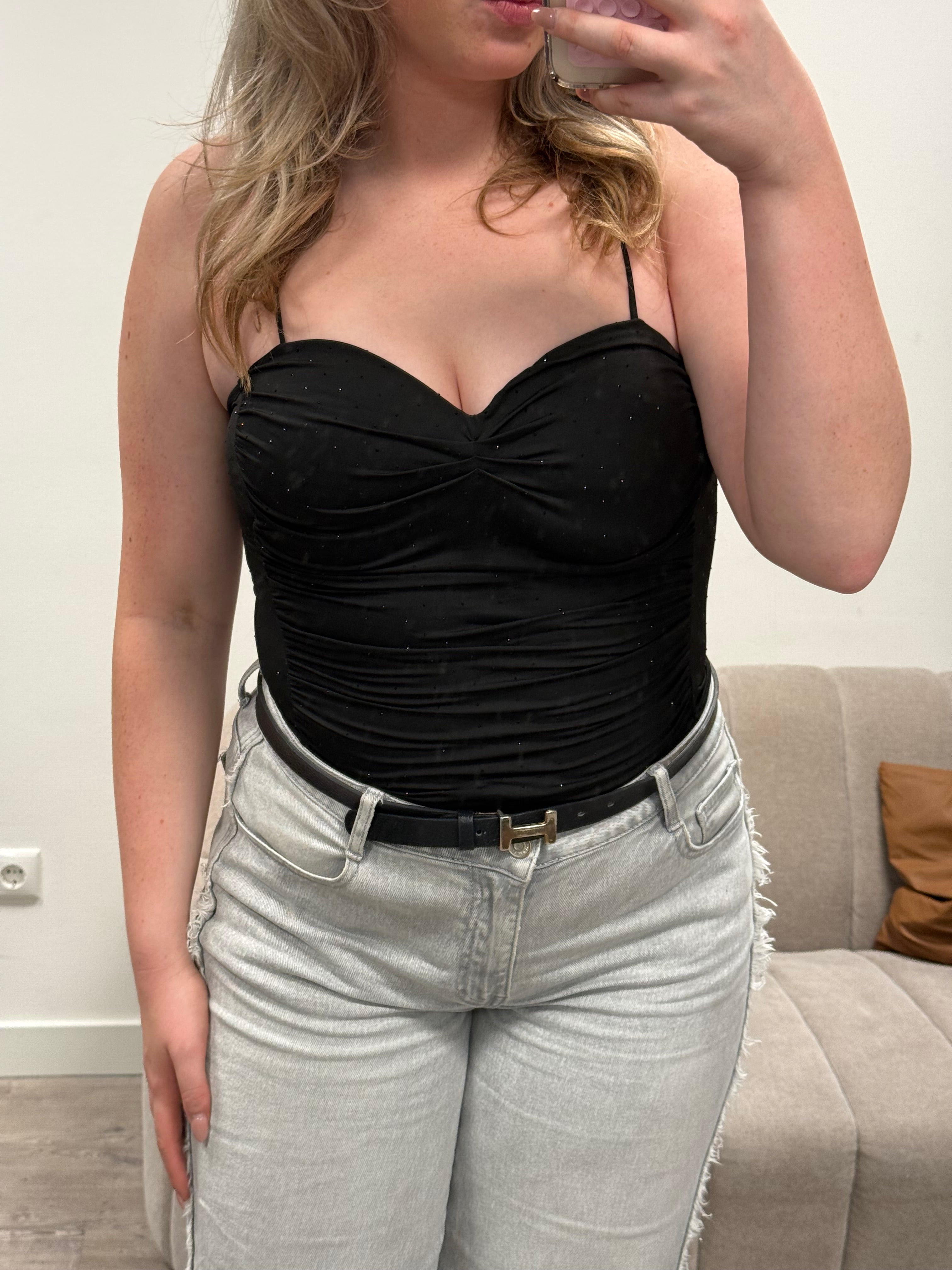 Glitter body - Black