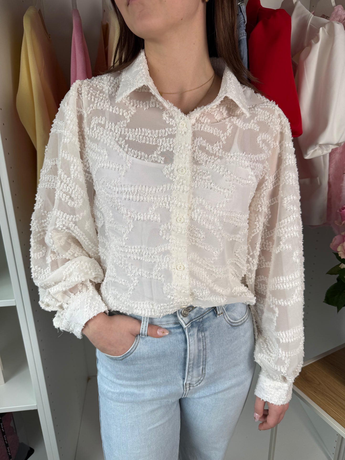 Sofie blouse wit