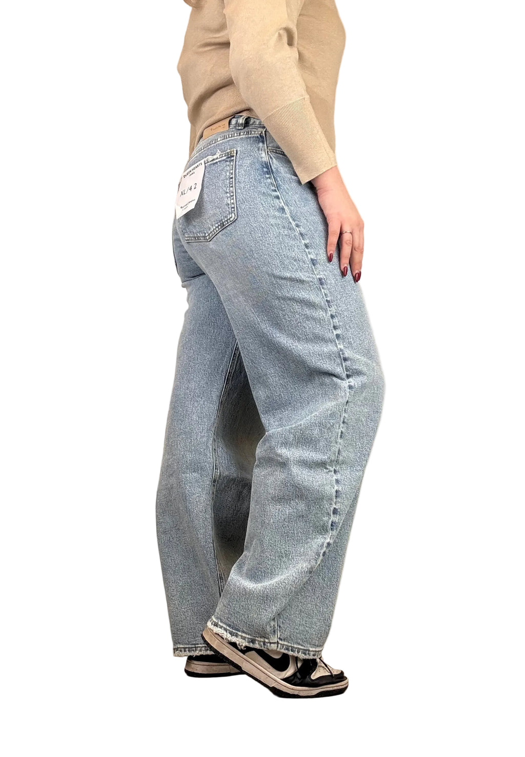 QUEEN HEARTS - The Barrel Jeans W3883