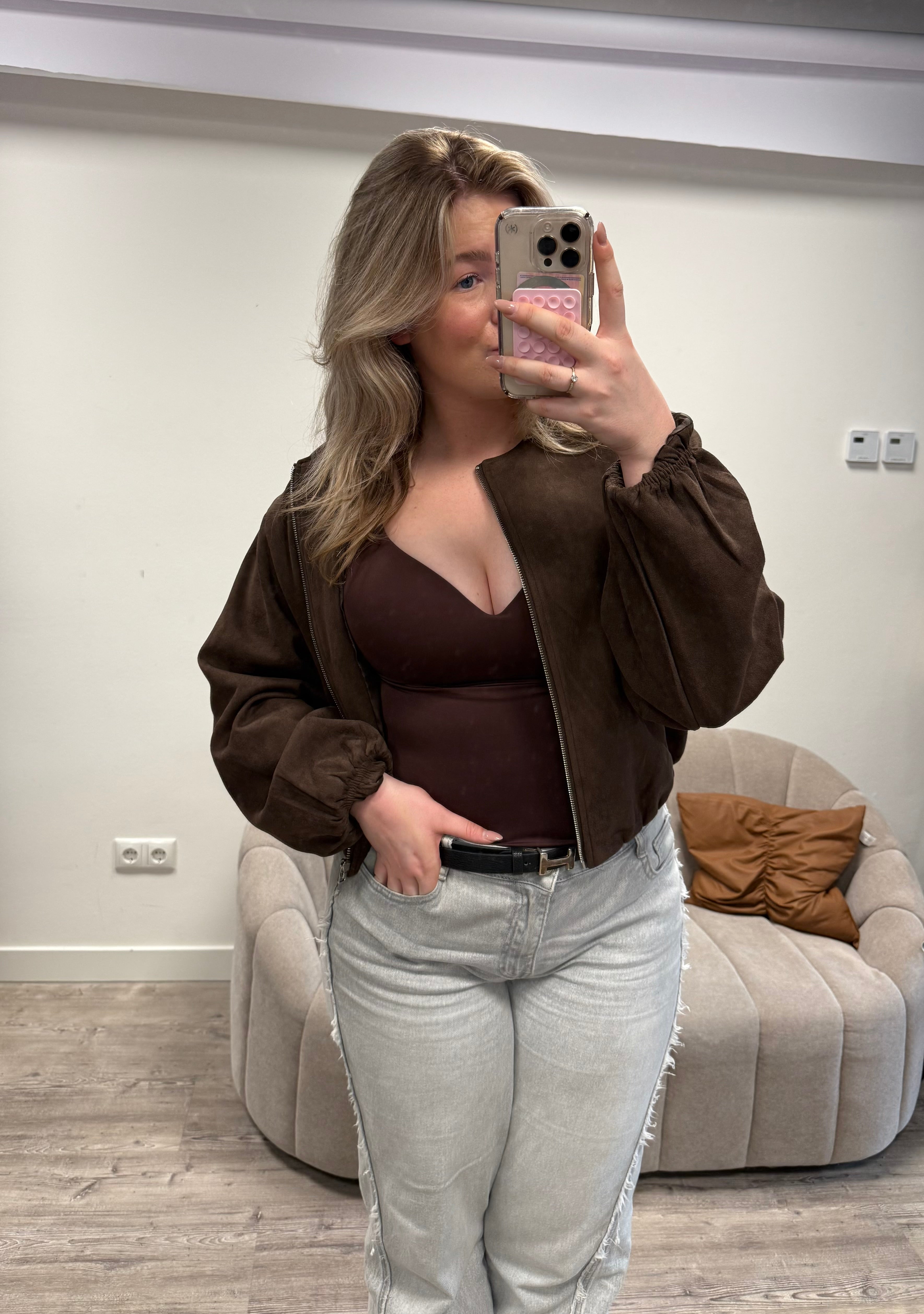 Voorgevormde top - Choco bruin