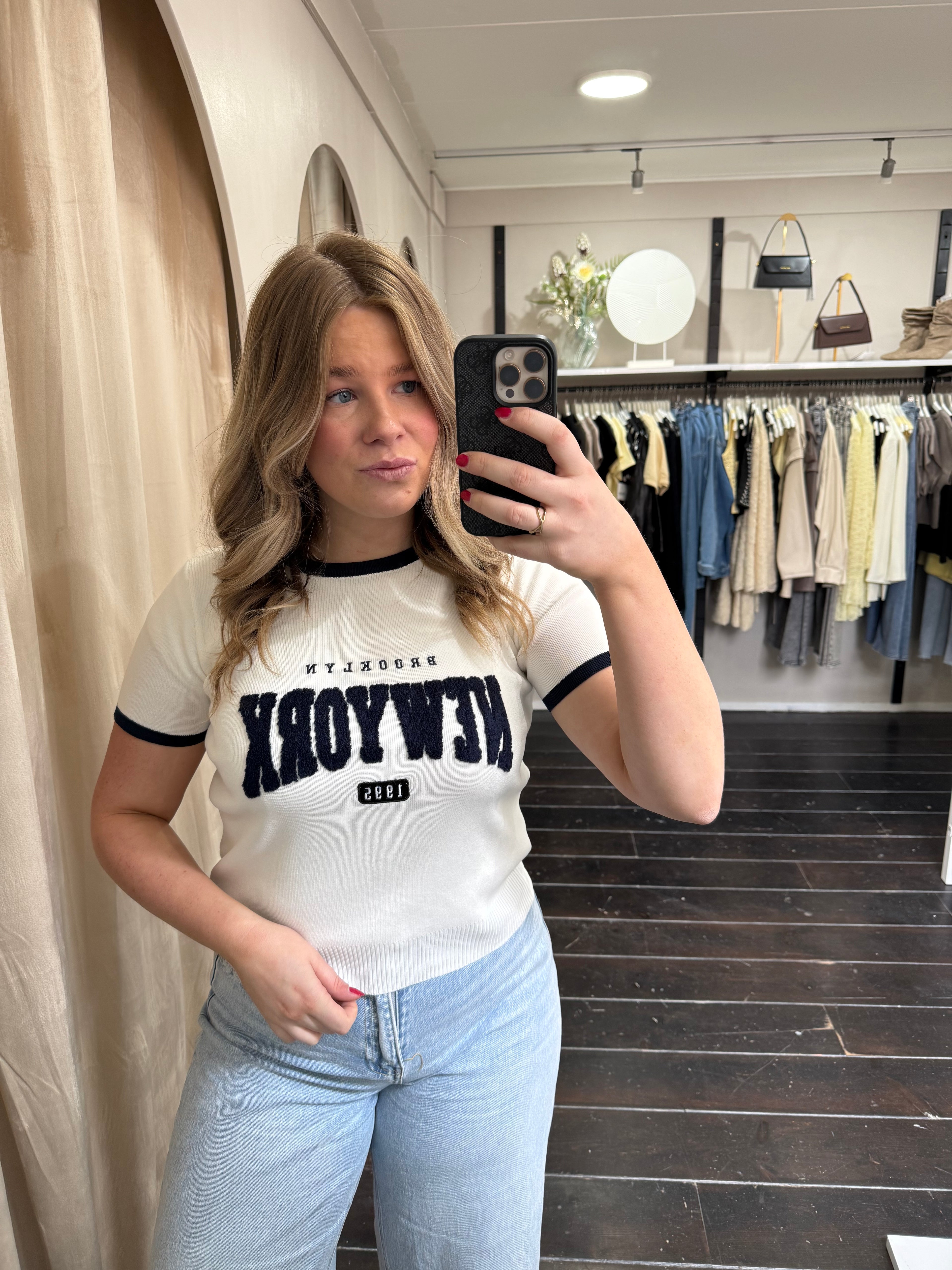 New York Top- Navy