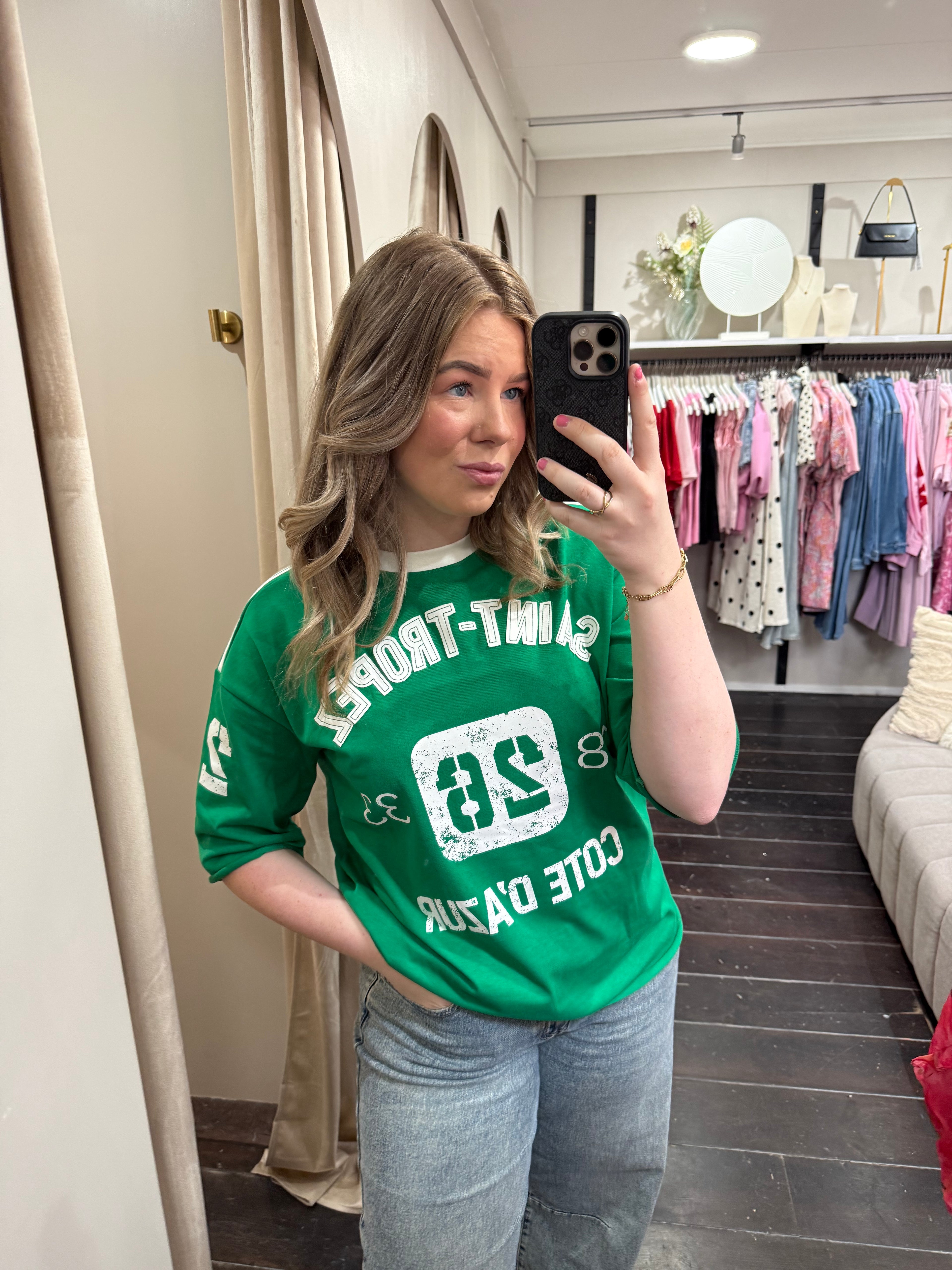 Baseball T-shirt - Groen