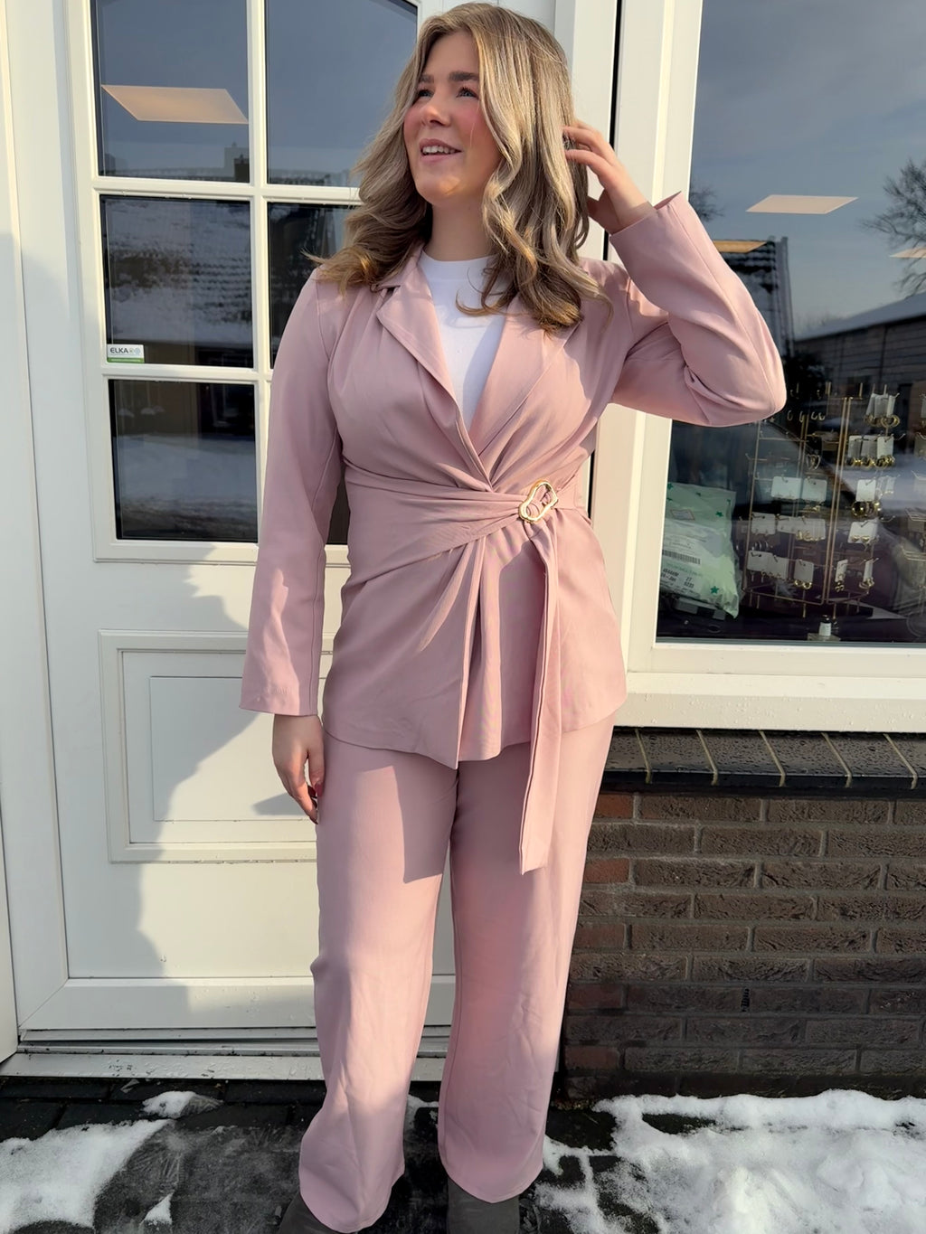 2 delige set - Roze