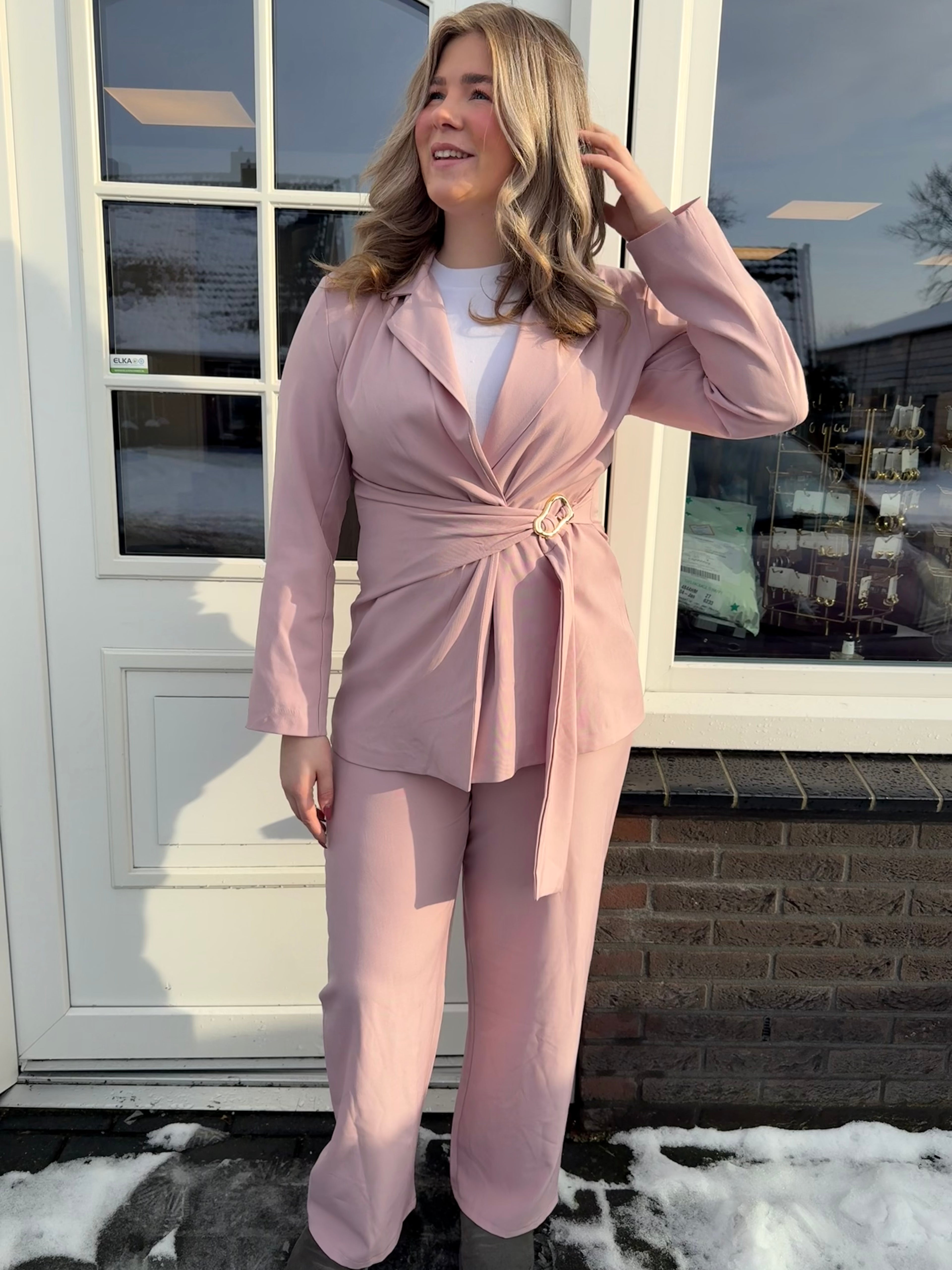 2 delige set - Roze