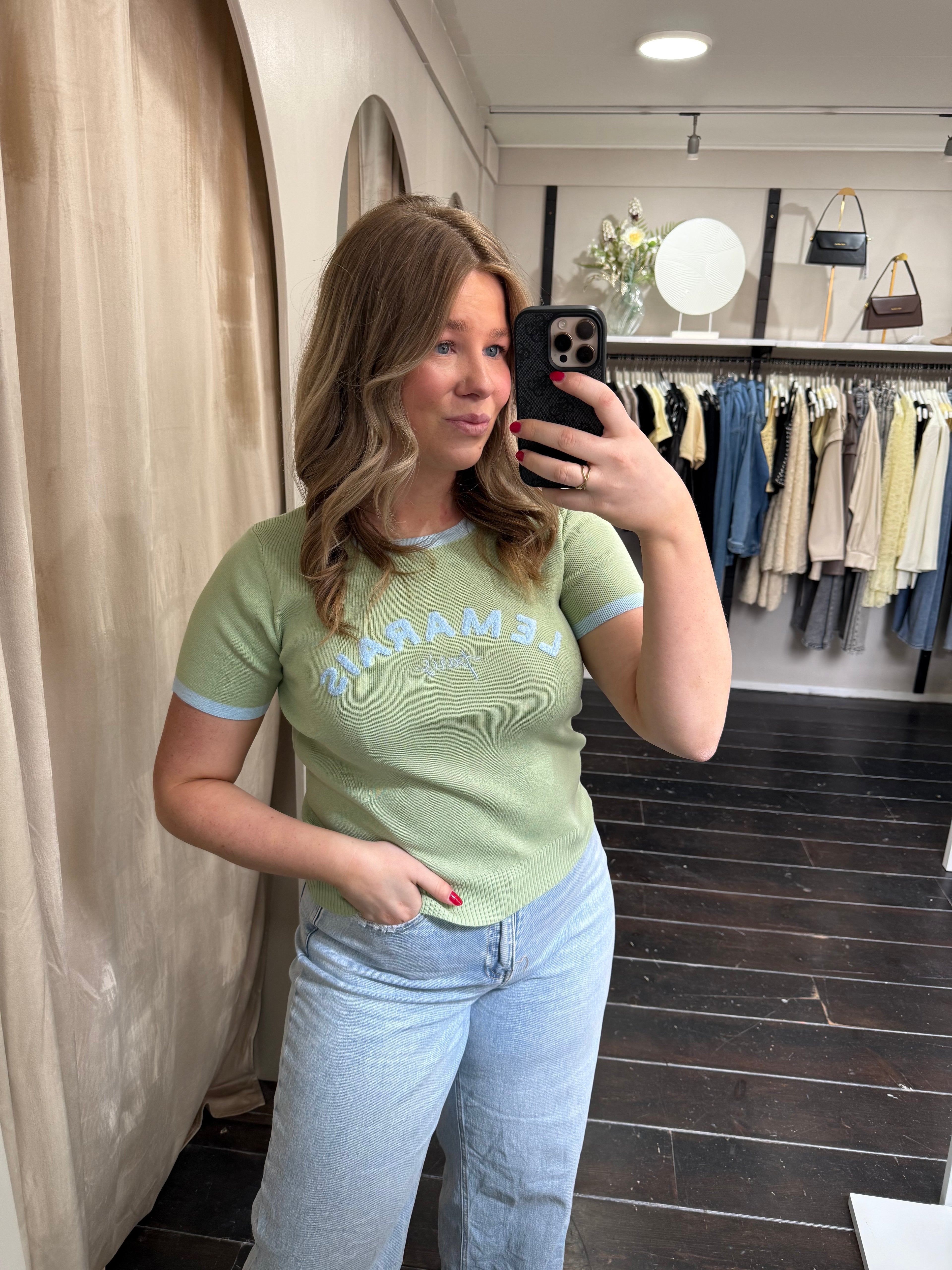 Lemarais Top - Groen