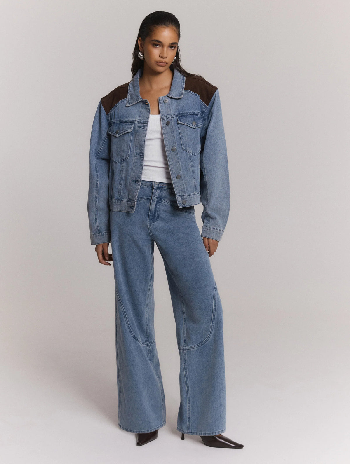 REFINED DEPARTMENT - Luxi Pants 204 Blue Denim