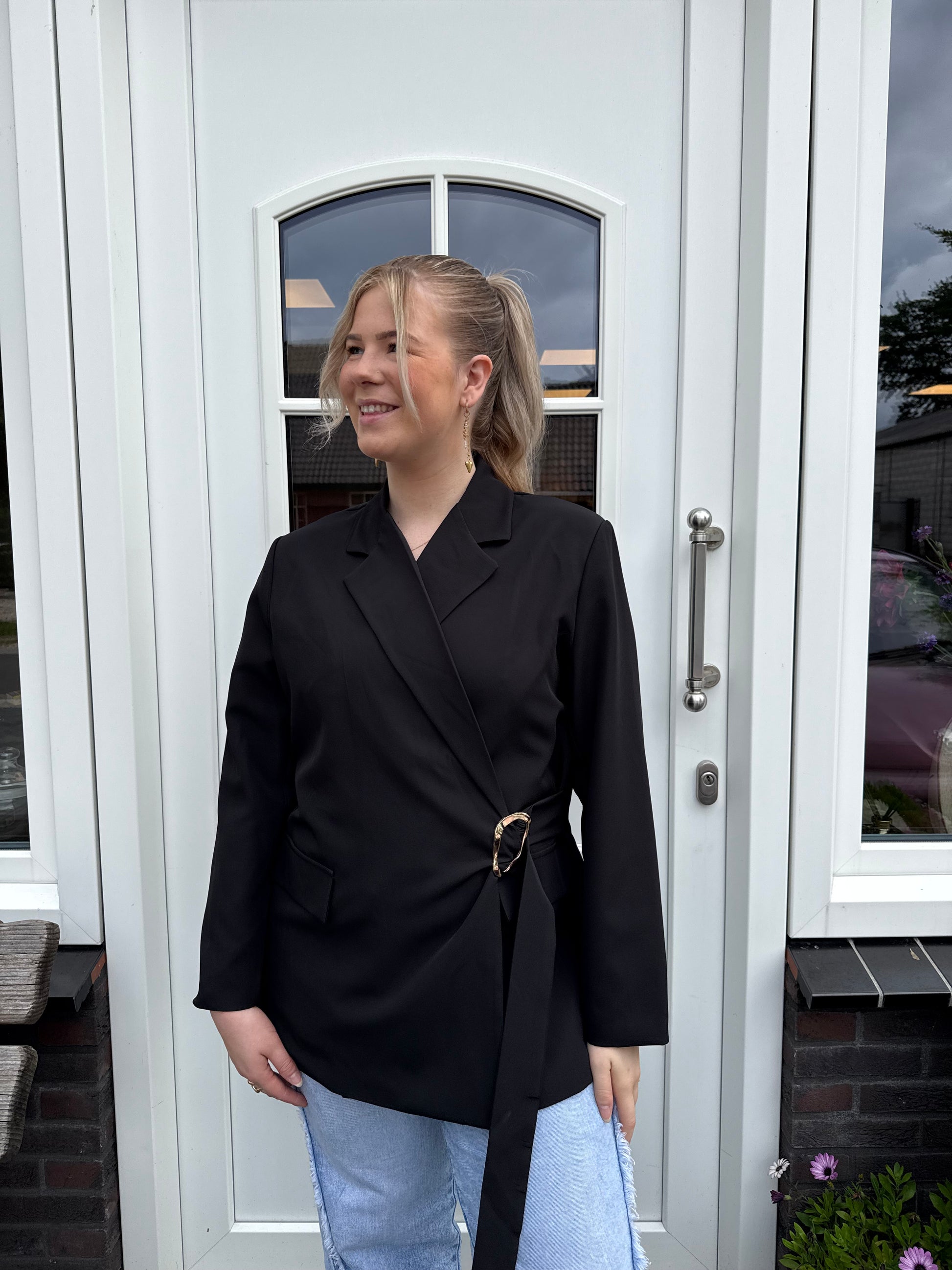 Diva blazer - Zwart
