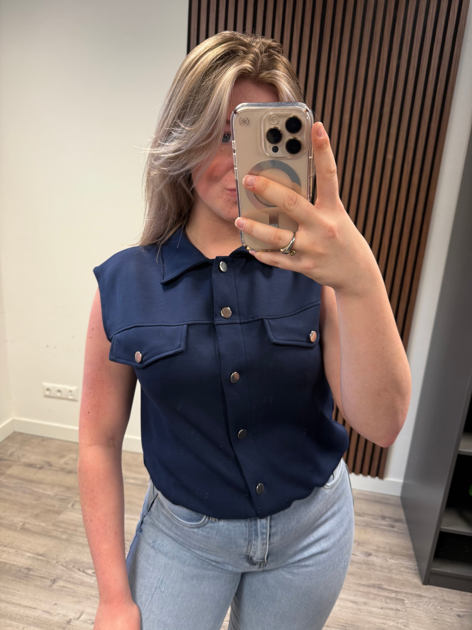 Gilet navy
