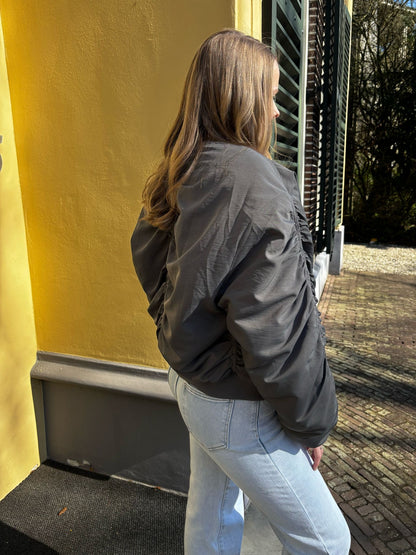 Zina bomber jacket grijs