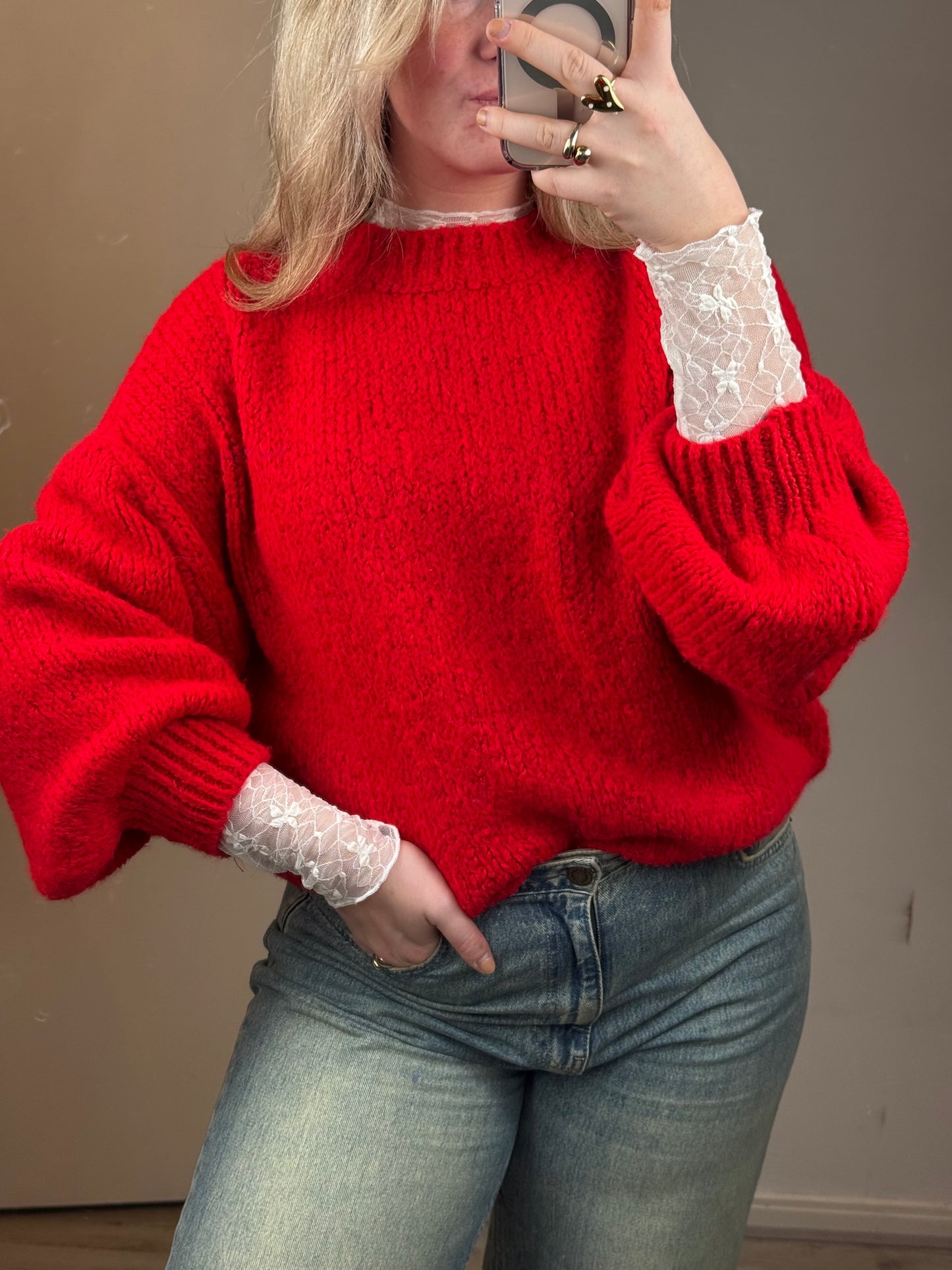 Lola knit rood