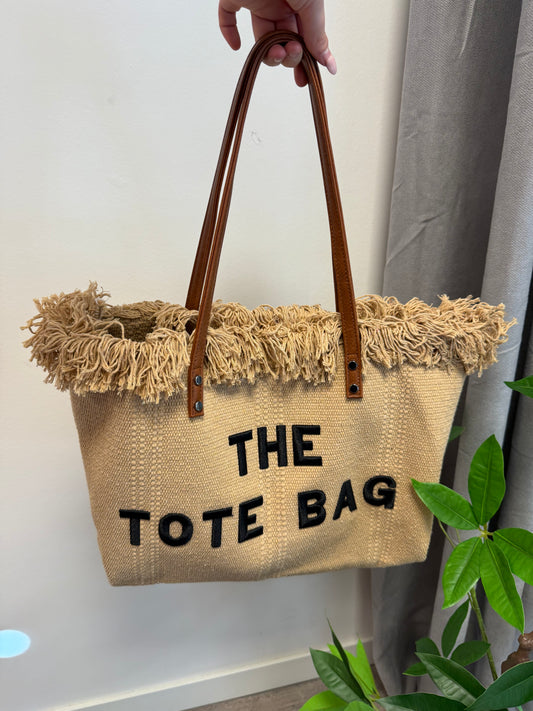 Beachy bag - bruin/zwart