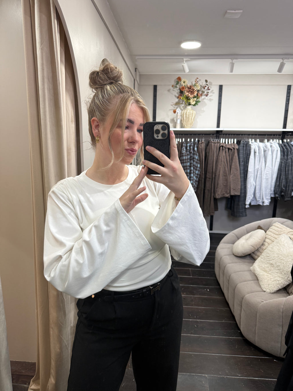 REFINED DEPARTMENT Amy top 001 white
