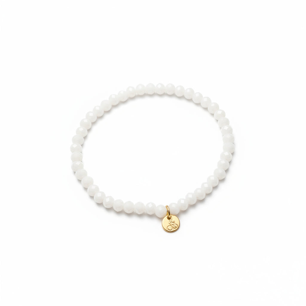 DAY & EVE - armbandje pearl white 233