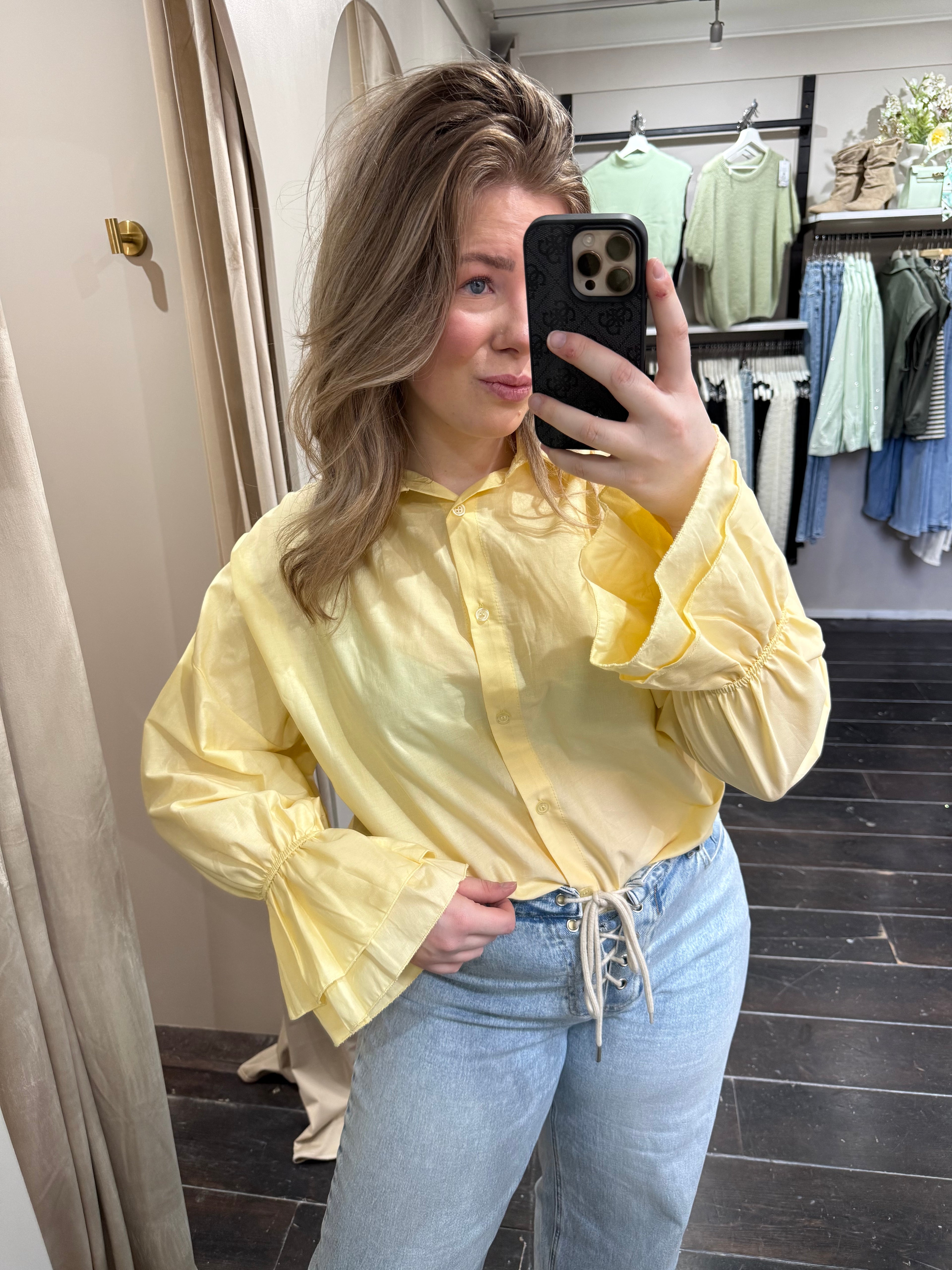 Oversized Blouse - Geel