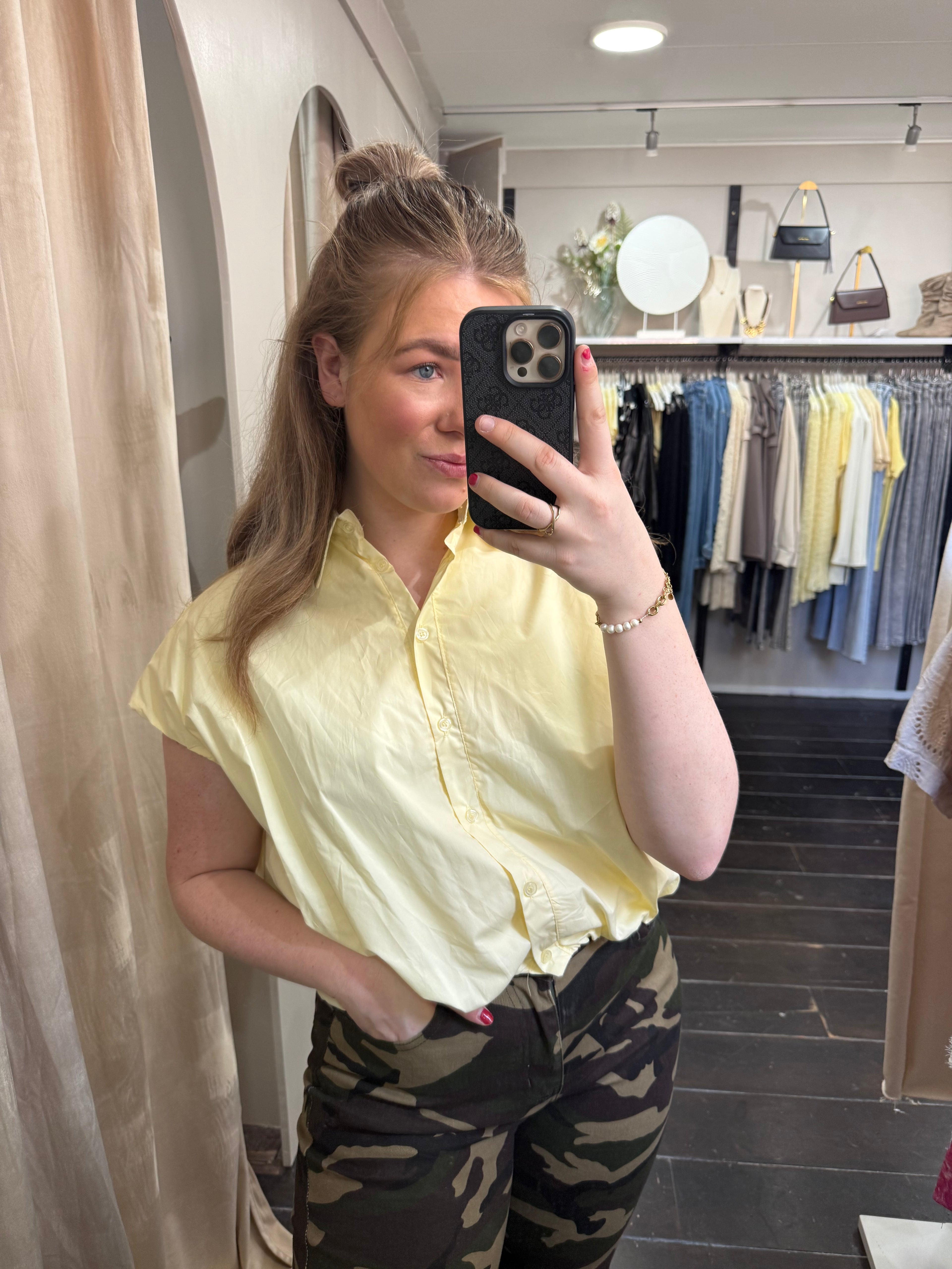 Oversized Blouse - Geel