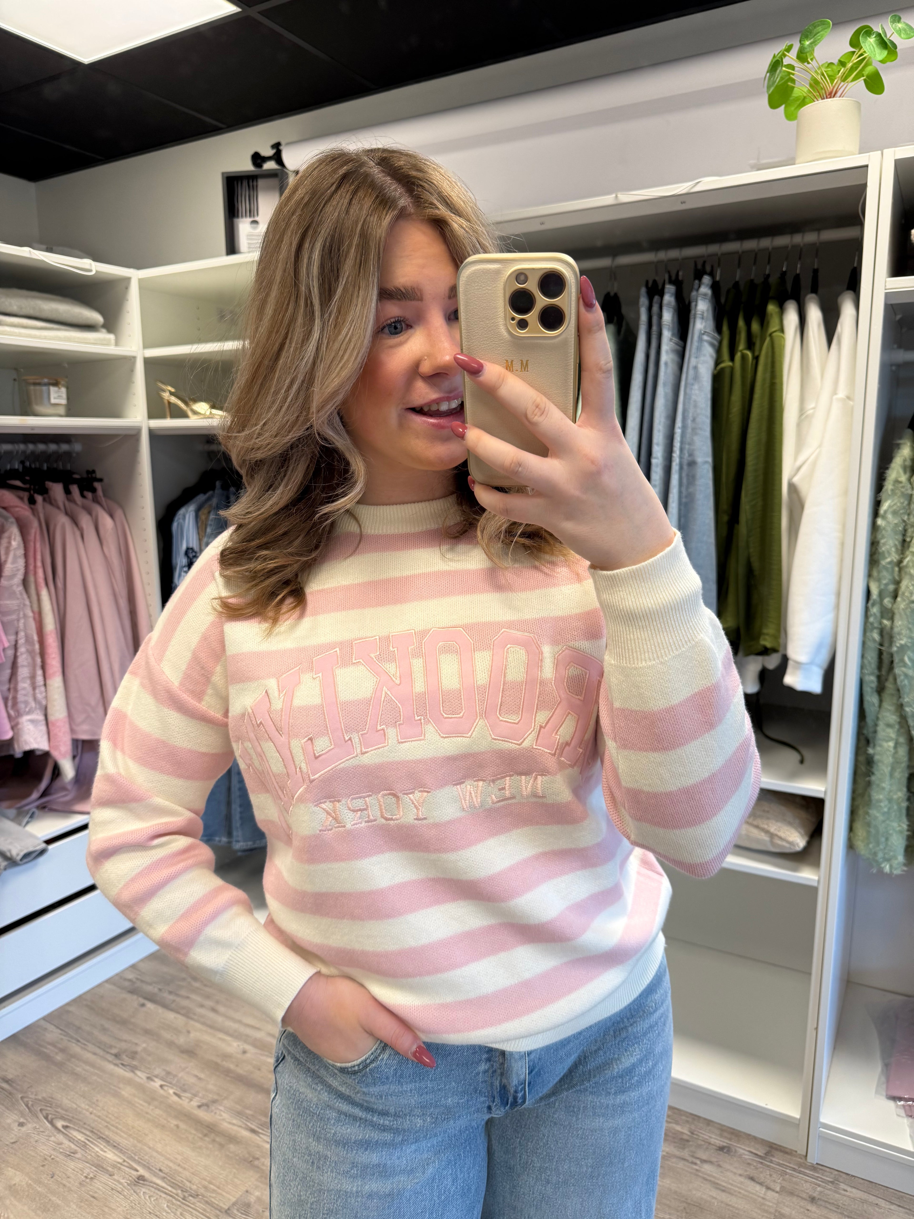 Brooklyn Sweater - Roze
