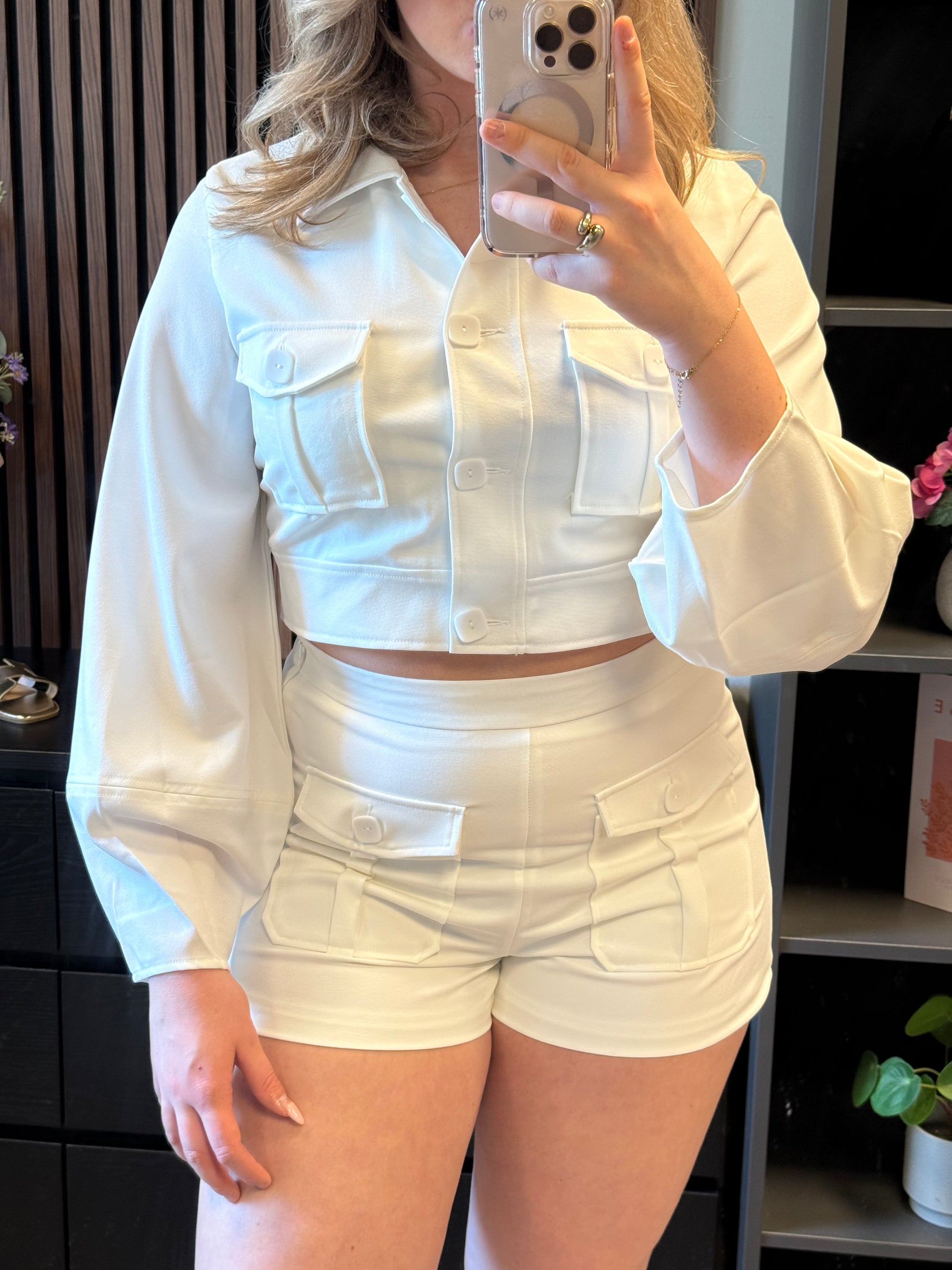 Pippa short - Wit