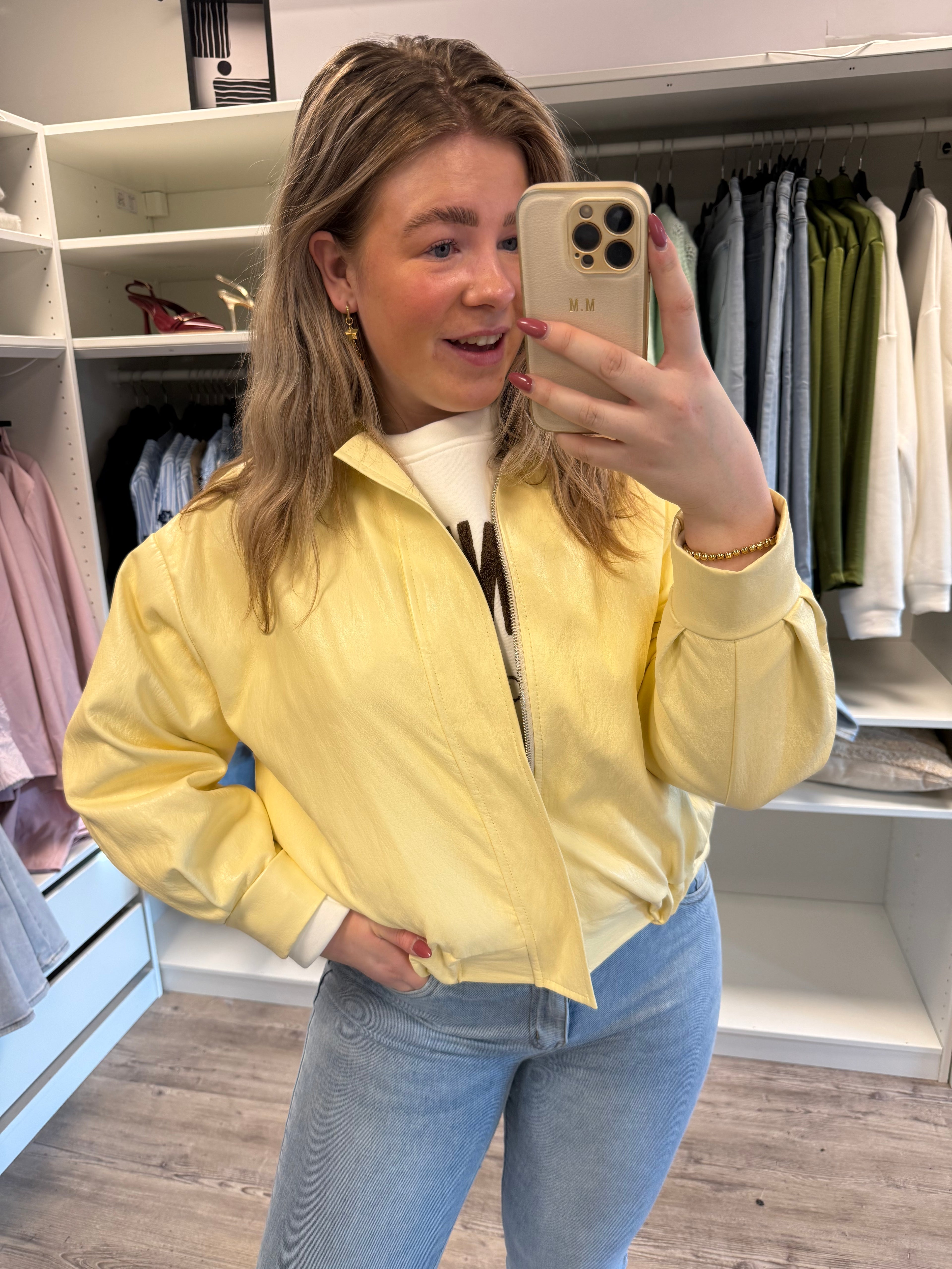 Bomber Jacket - Butteryellow