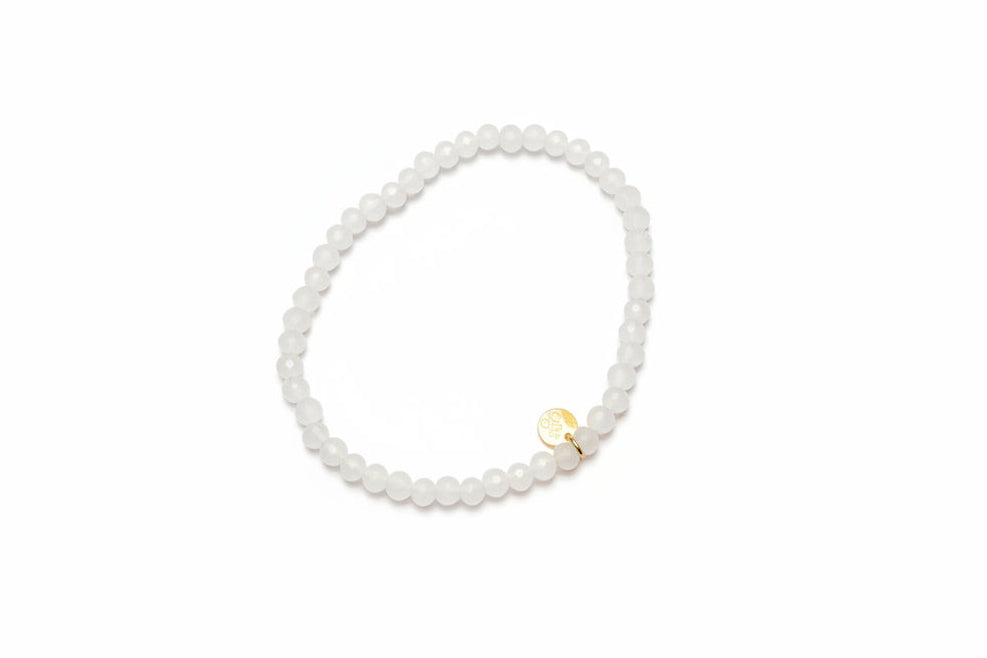 DAY & EVE - armbadje kralen crystal white 234