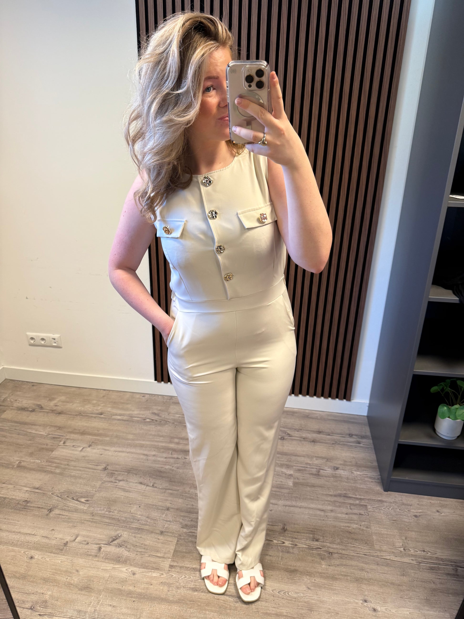 Jumpsuit - Beige