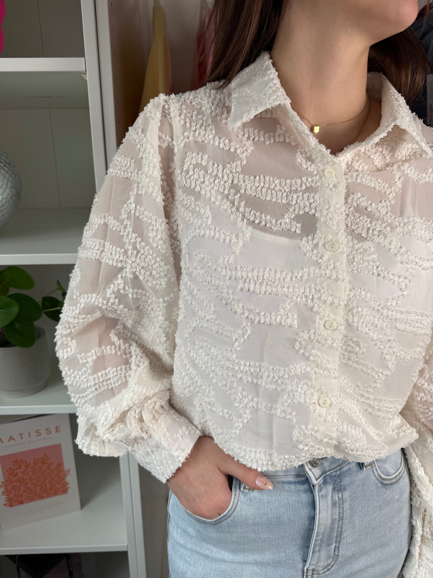 Sofie blouse wit