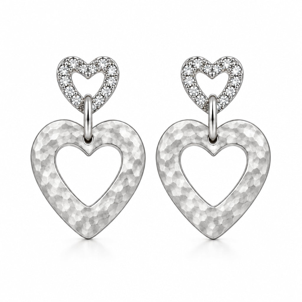 oorbel DAY & EVE double heart