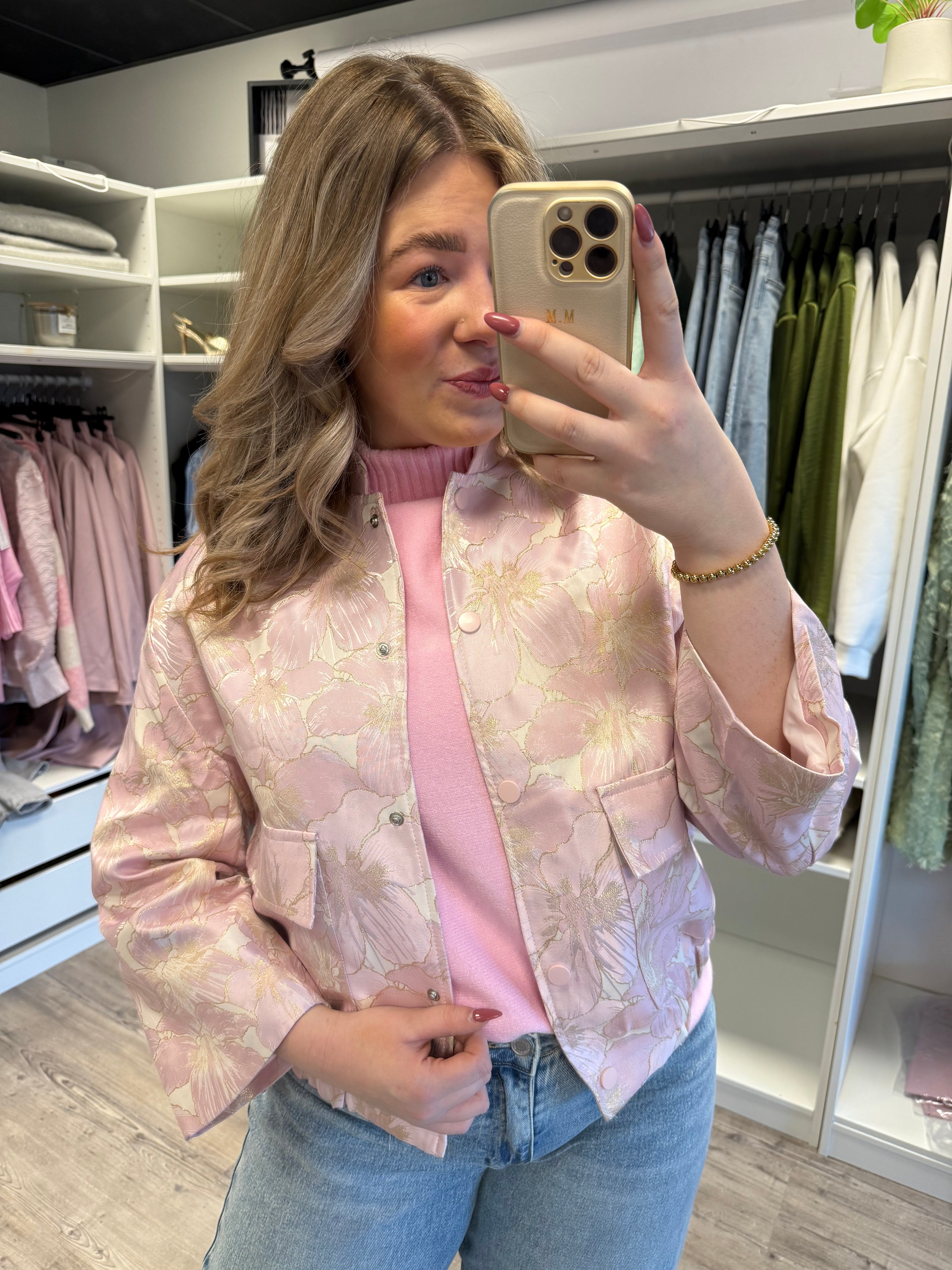 Flower Jacket - Roze