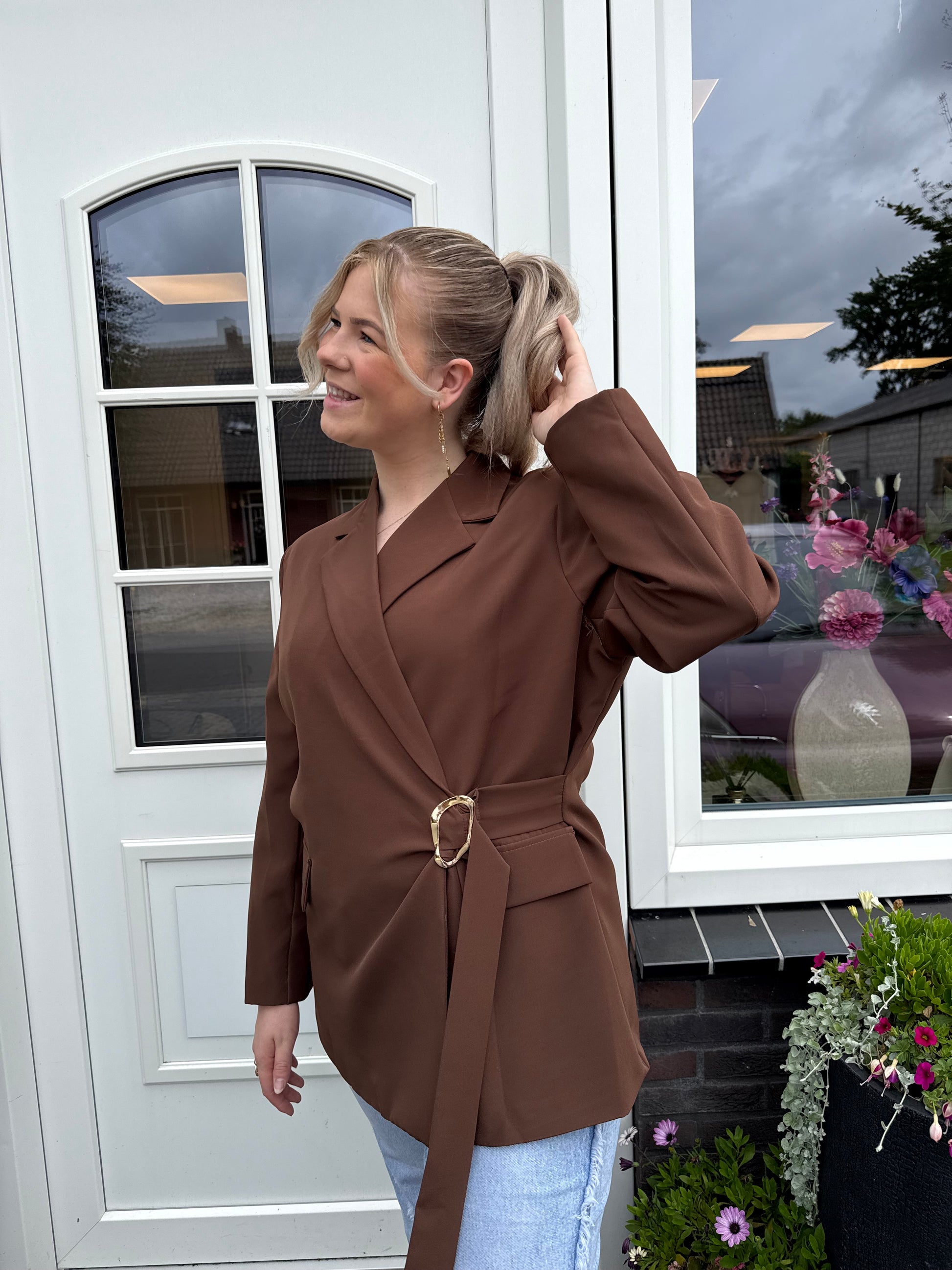 Diva blazer - Bruin