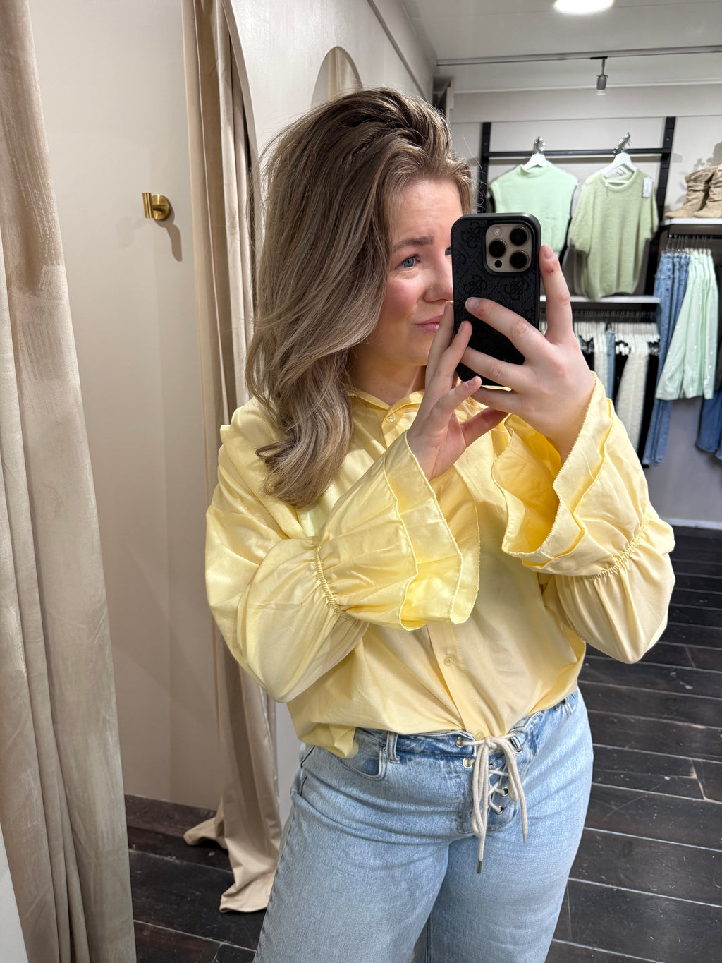 Oversized Blouse - Geel