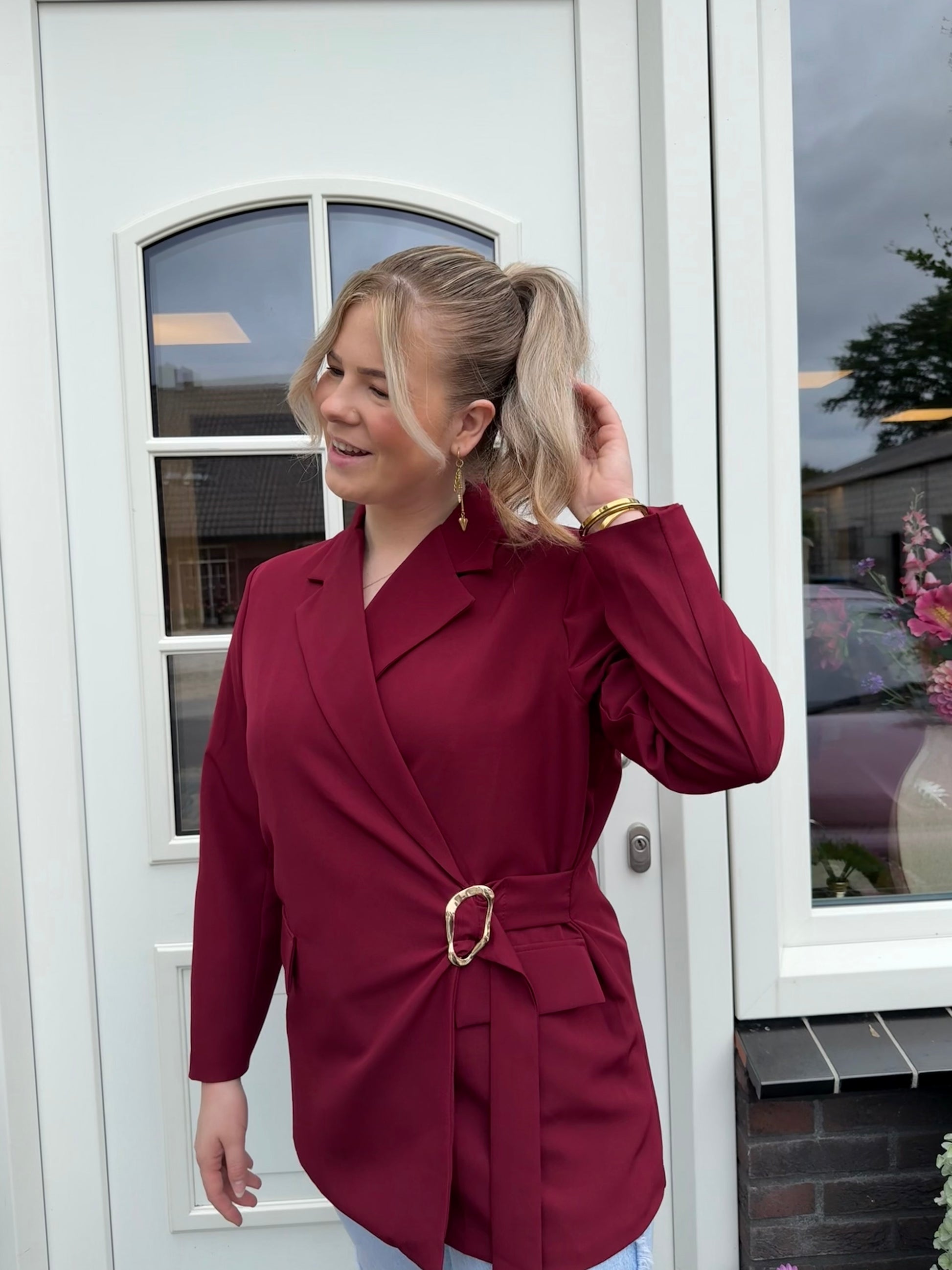 Diva blazer - Bordeaux