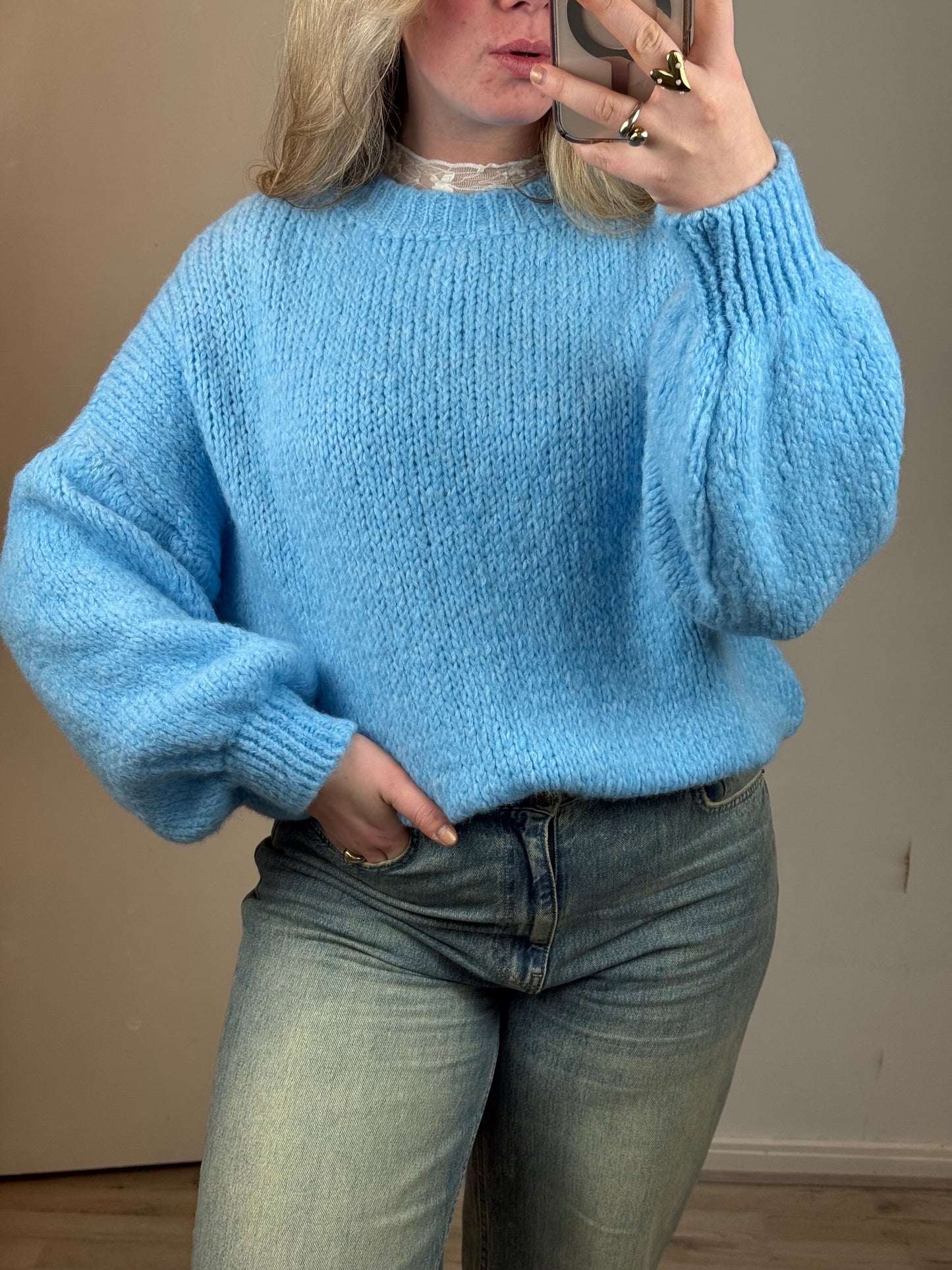 Lola knit blauw