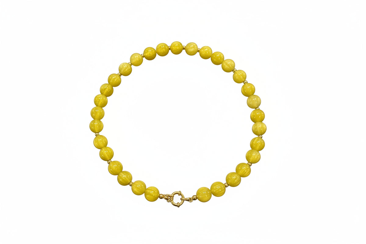 DAY & EVE - Kralenketting Mosgroen