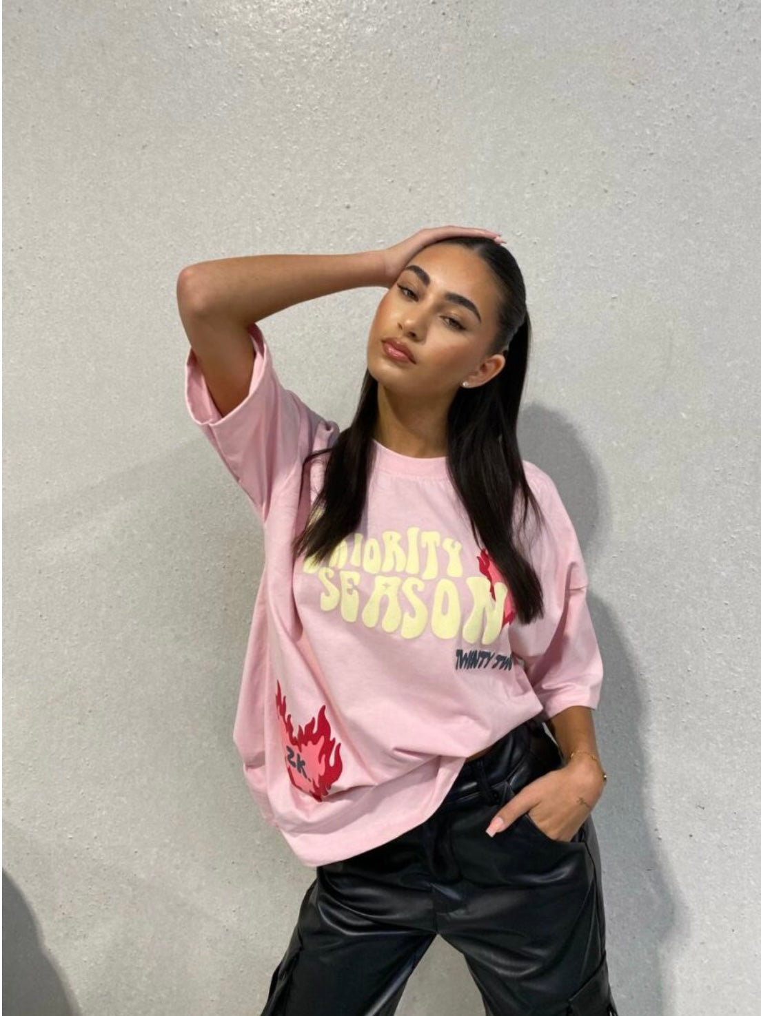 Priority T-shirt - Light Pink