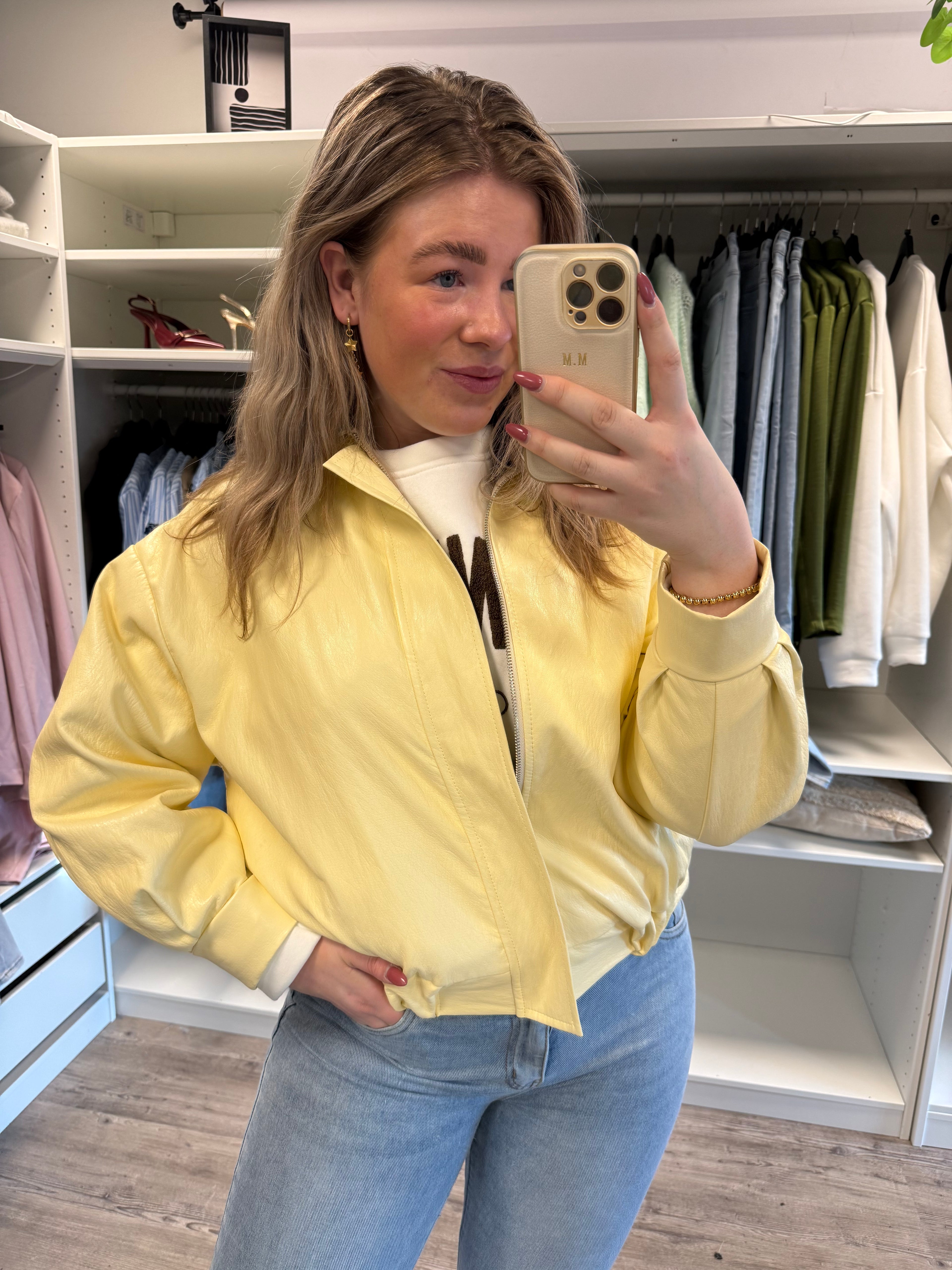 Bomber Jacket - Butteryellow