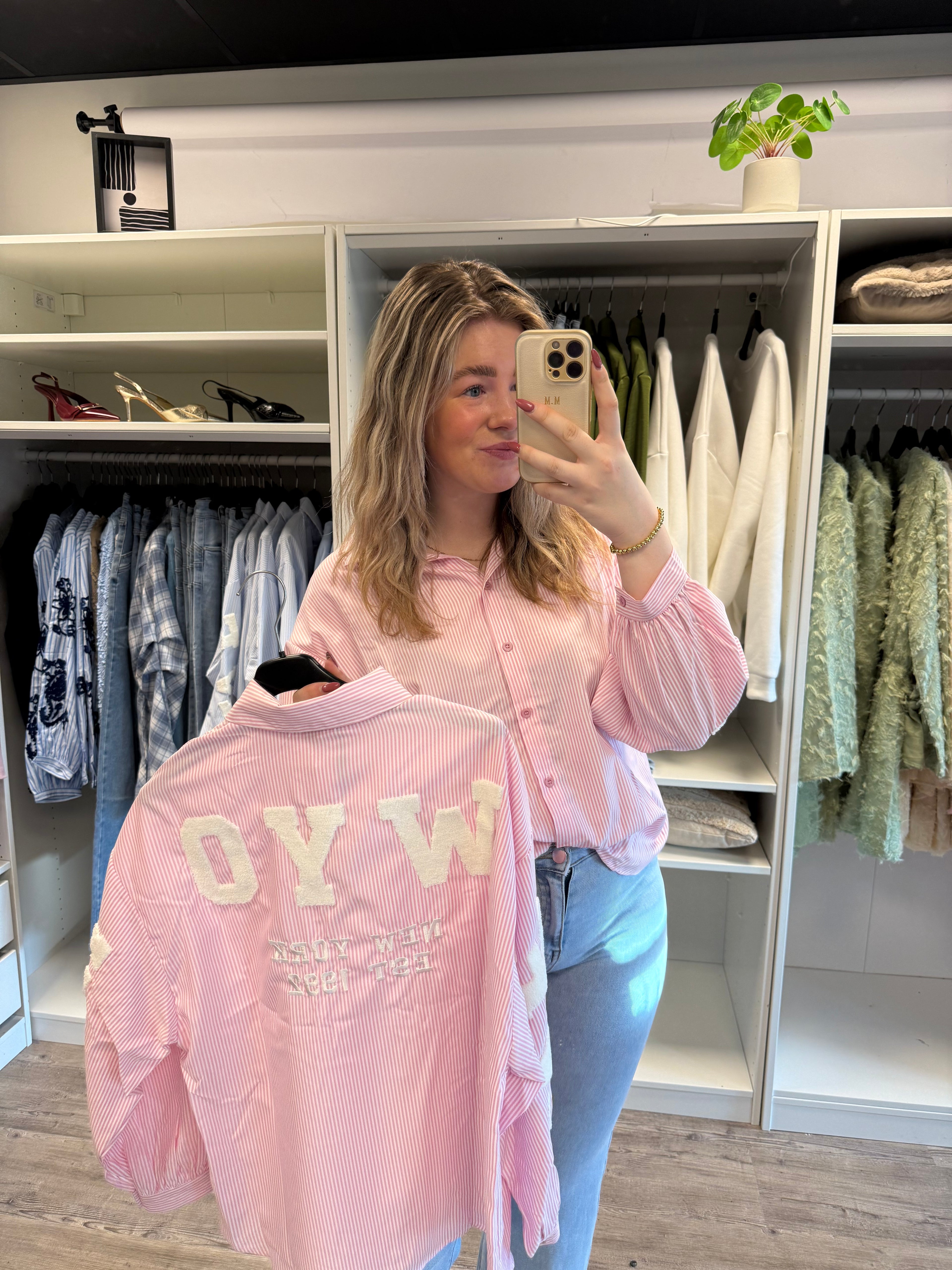 New York Blouse - Roze