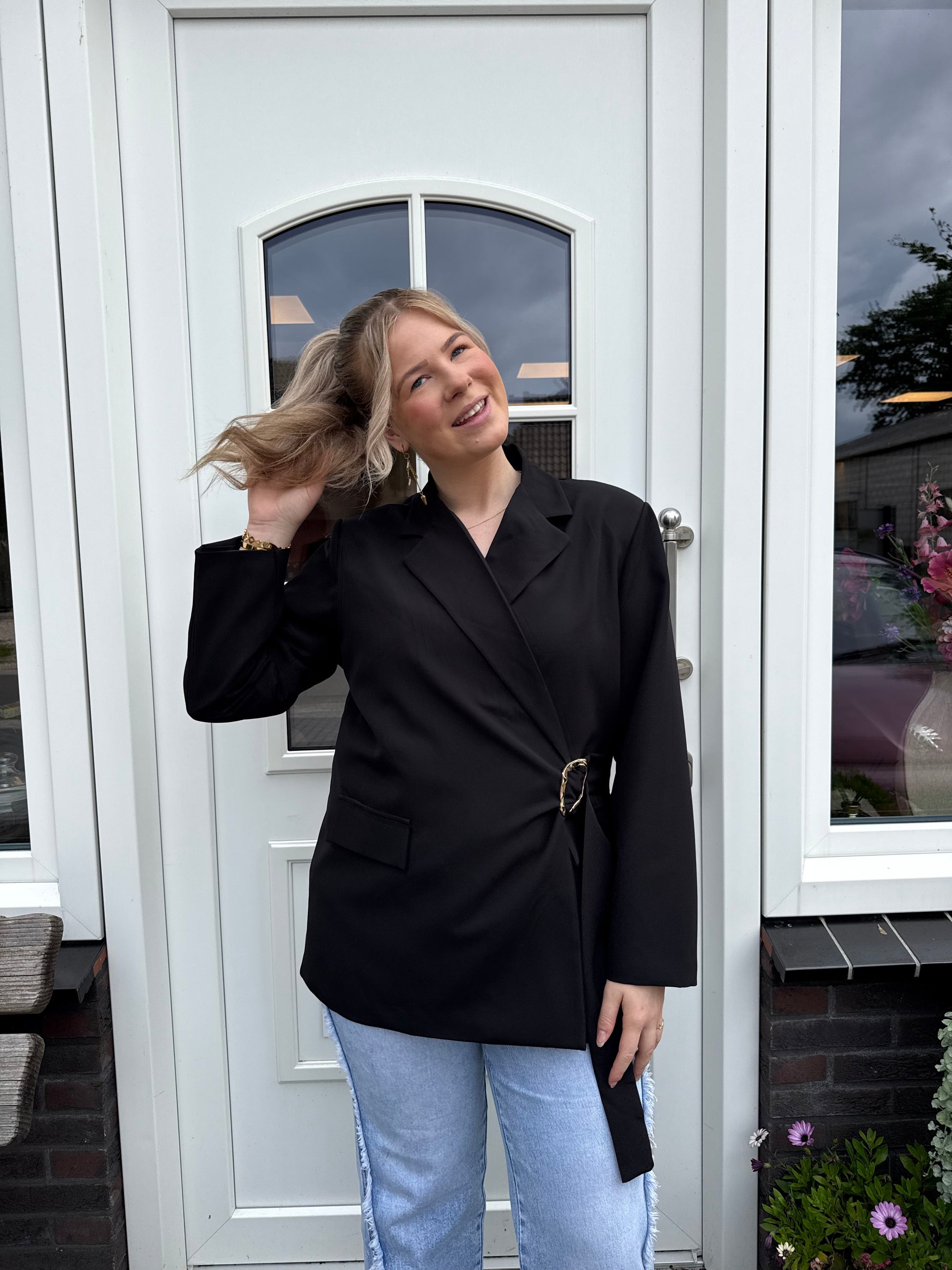 Diva blazer - Zwart
