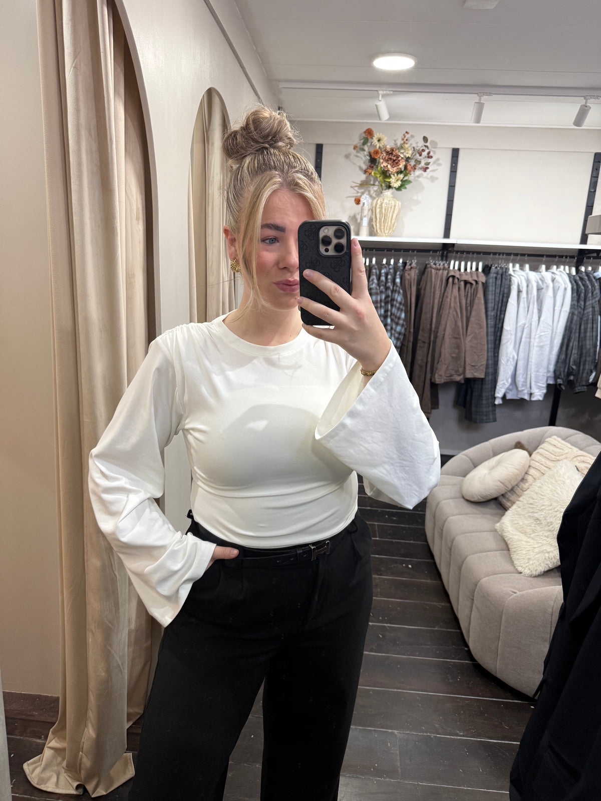 REFINED DEPARTMENT Amy top 001 white