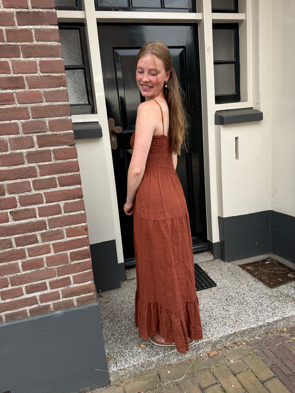 Lange Jurk - Roest