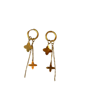 Clover Earrings - Gold