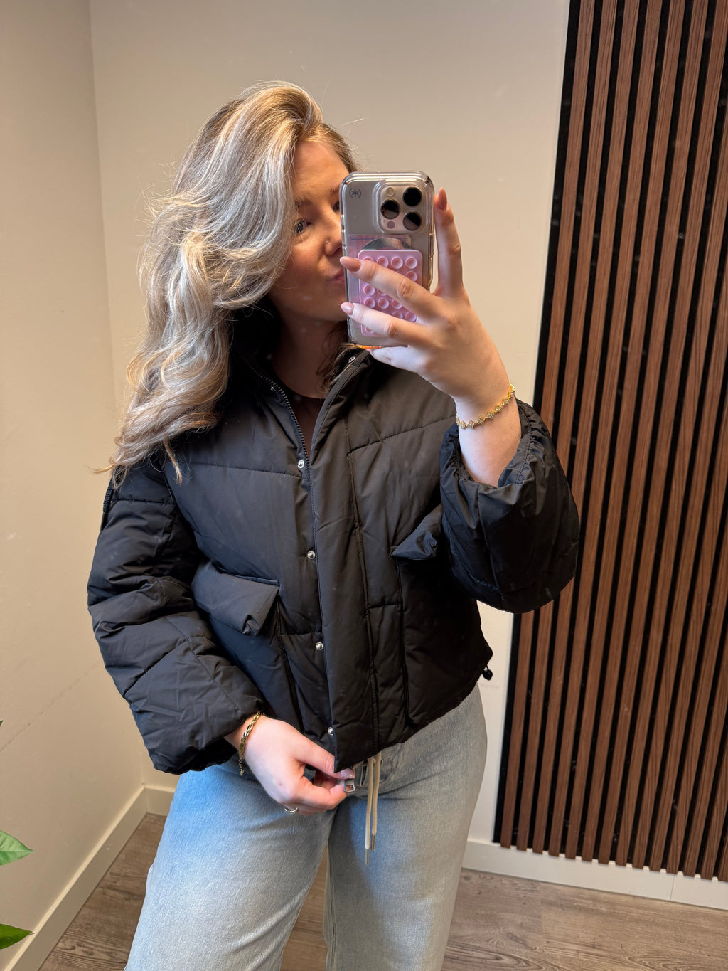 Puffer Winterjas - Zwart