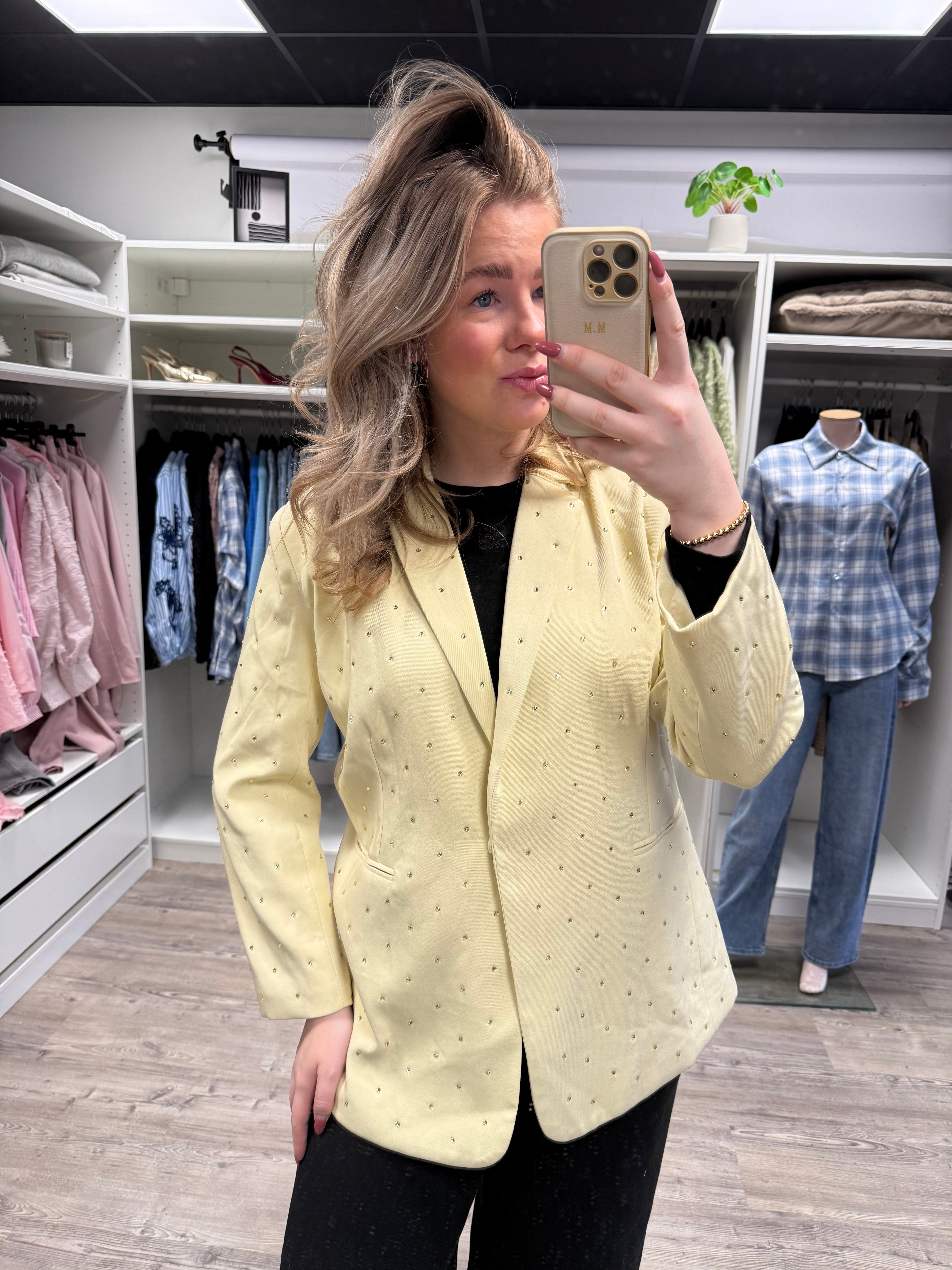 Oversized Blazer - Geel