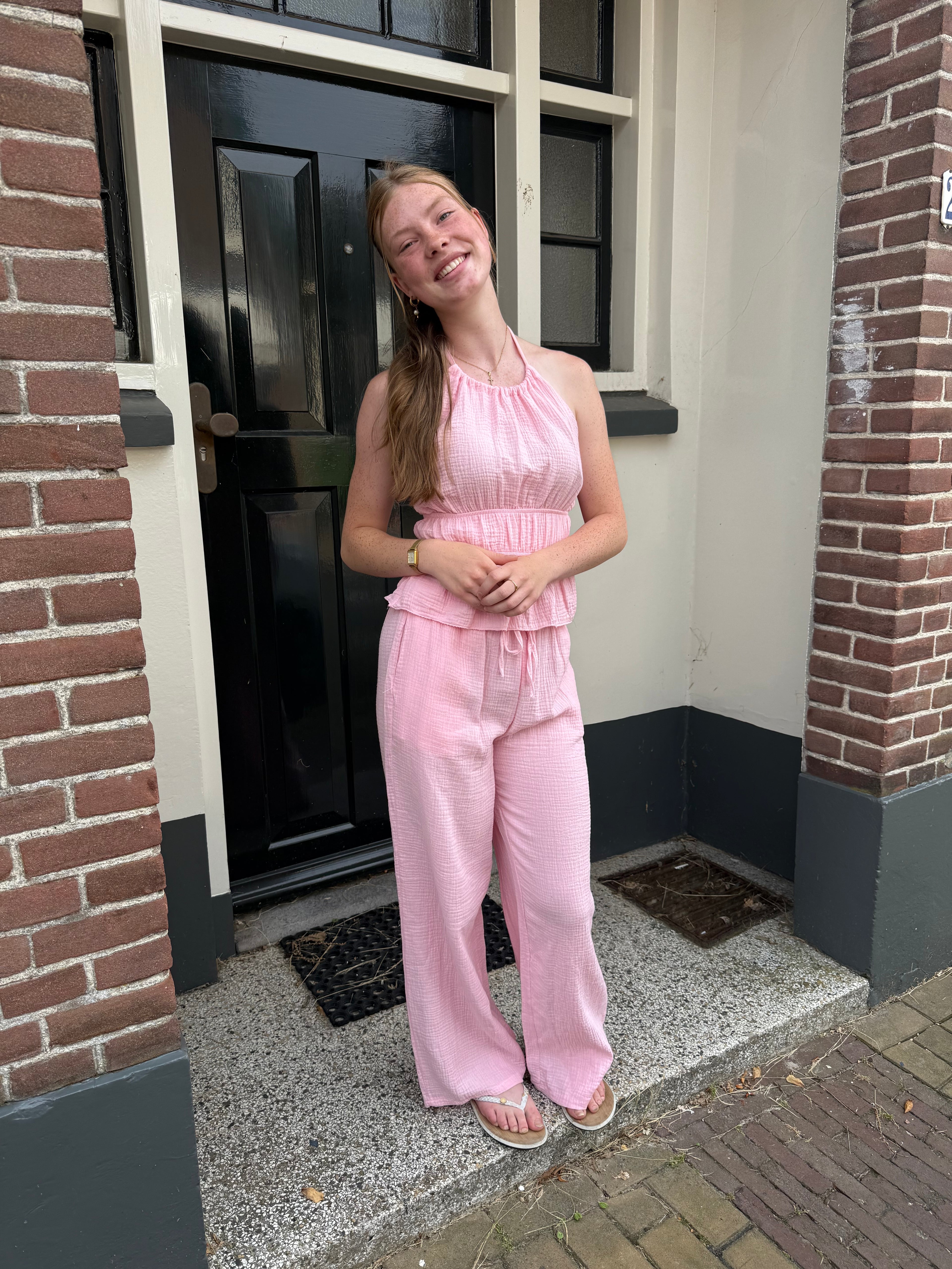 Set Halter - Roze